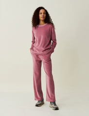 Lexington Clothing - Martha Organic Cotton Velour Sweatshirt - kvinder - pink - 2