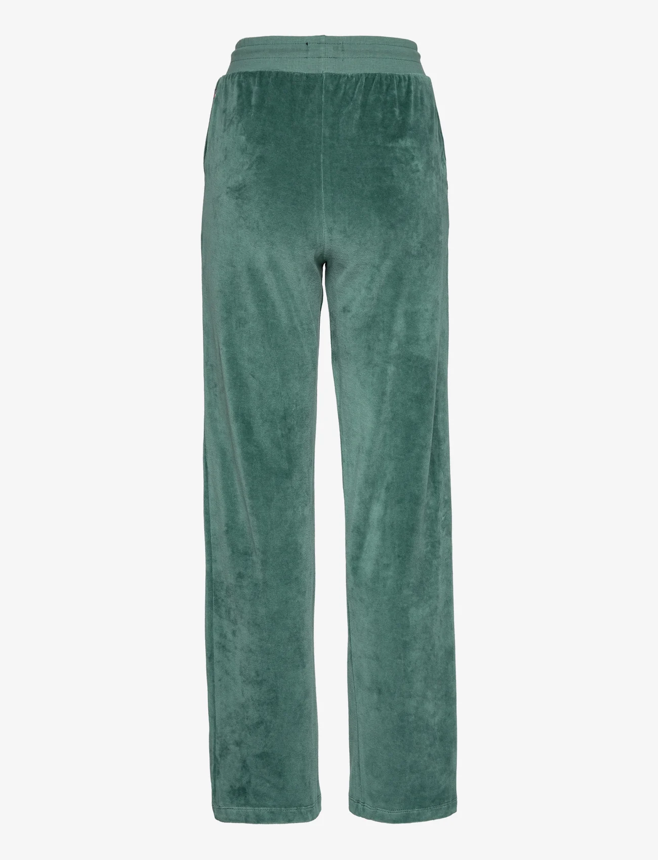 Lexington Clothing - Leona Organic Cotton Velour Pants - jogos kelnės - green - 1
