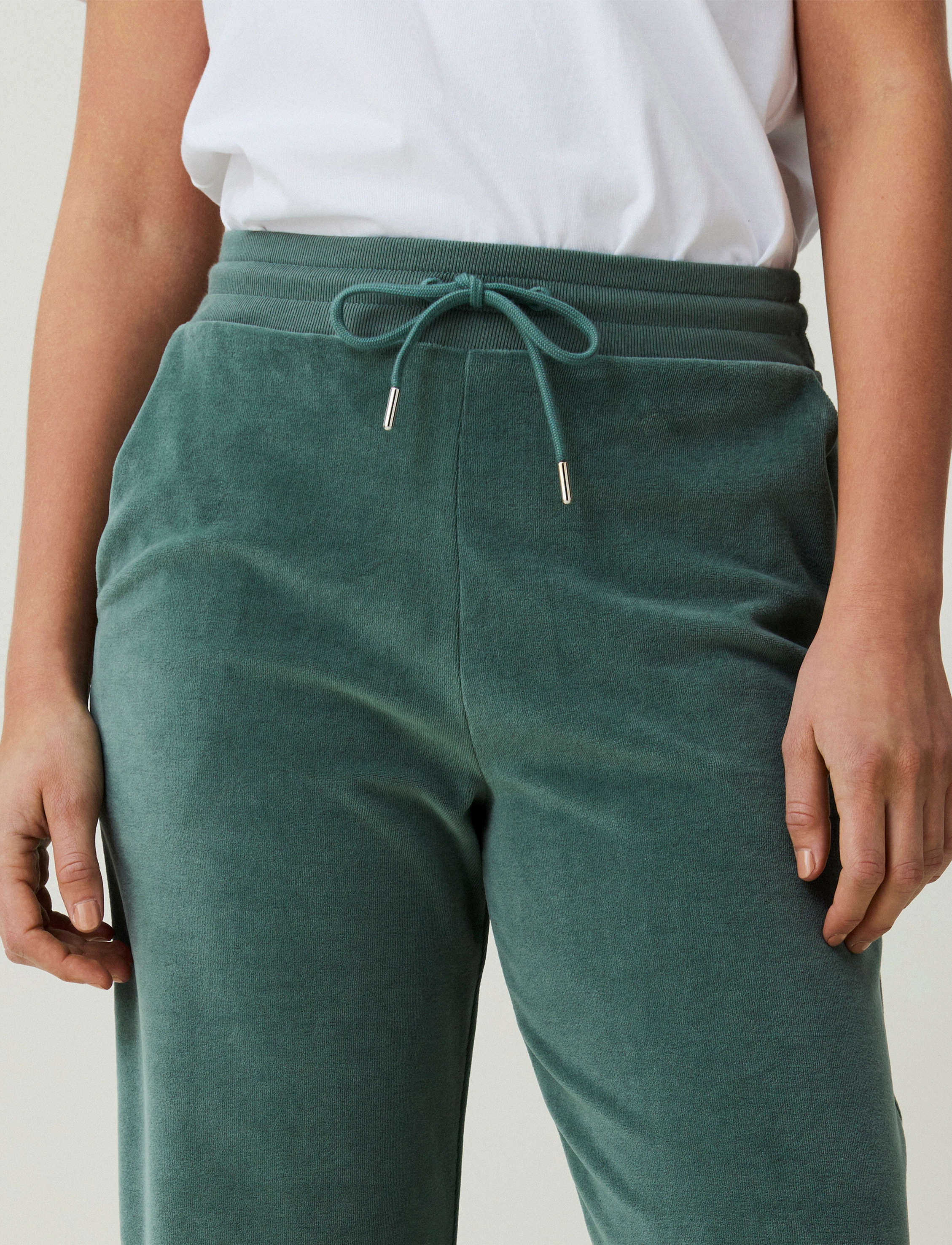 Lexington Clothing - Leona Organic Cotton Velour Pants - green - 4