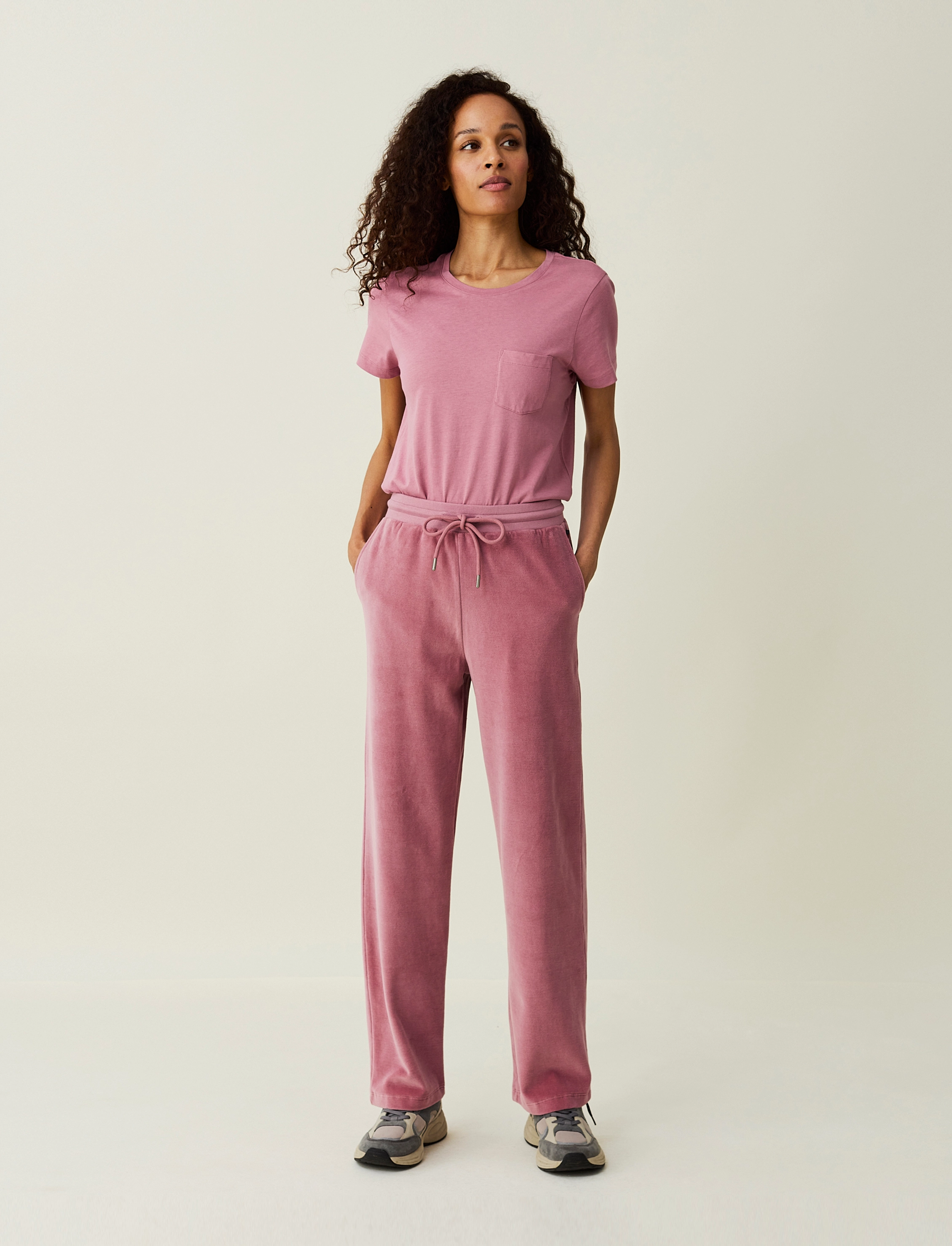 Lexington Clothing - Leona Organic Cotton Velour Pants - pink - 2