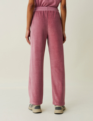 Lexington Clothing - Leona Organic Cotton Velour Pants - joggersit - pink - 3