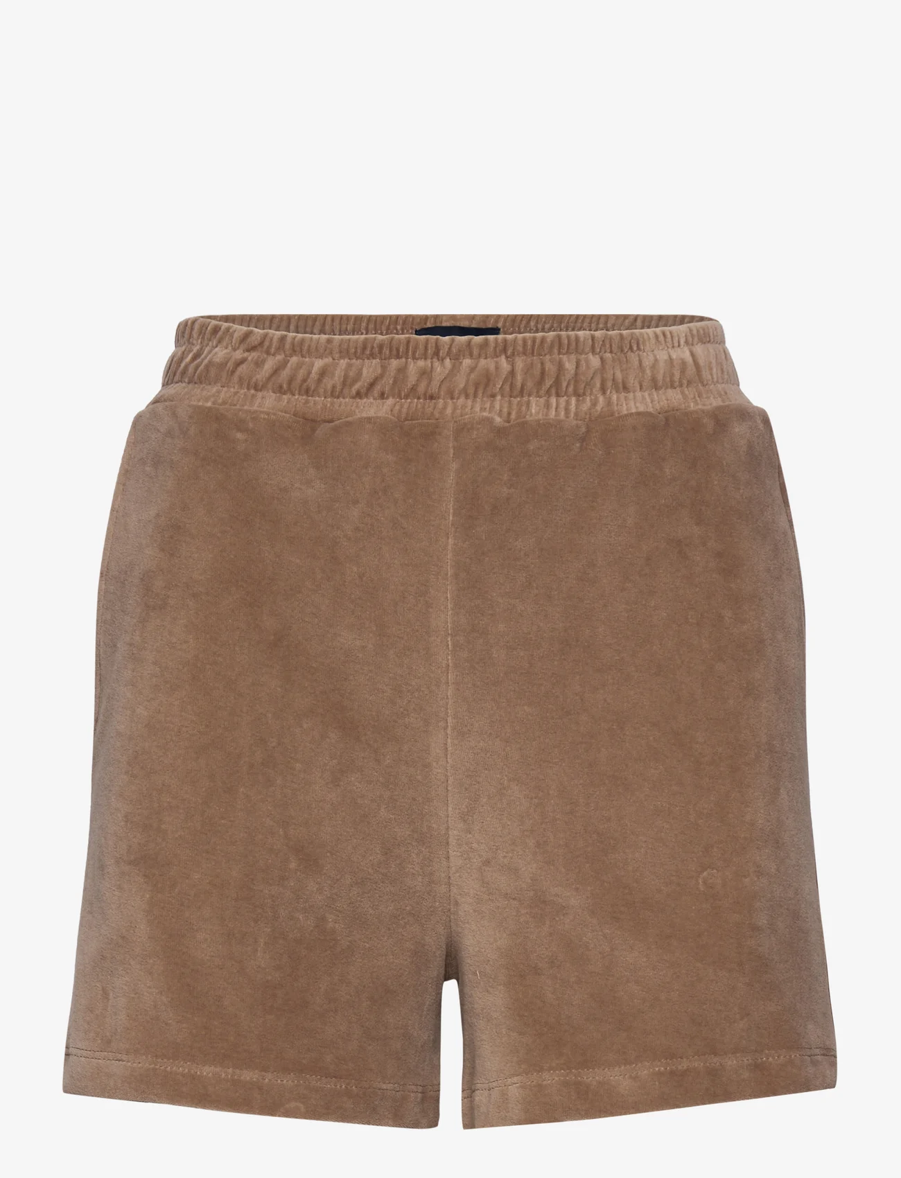 Lexington Clothing - Andy Organic Cotton Velour Shorts - lühikesed vabaajapüksid - beige - 0