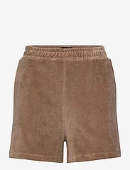 Lexington Clothing - Andy Organic Cotton Velour Shorts - kasdienio stiliaus šortai - beige - 0