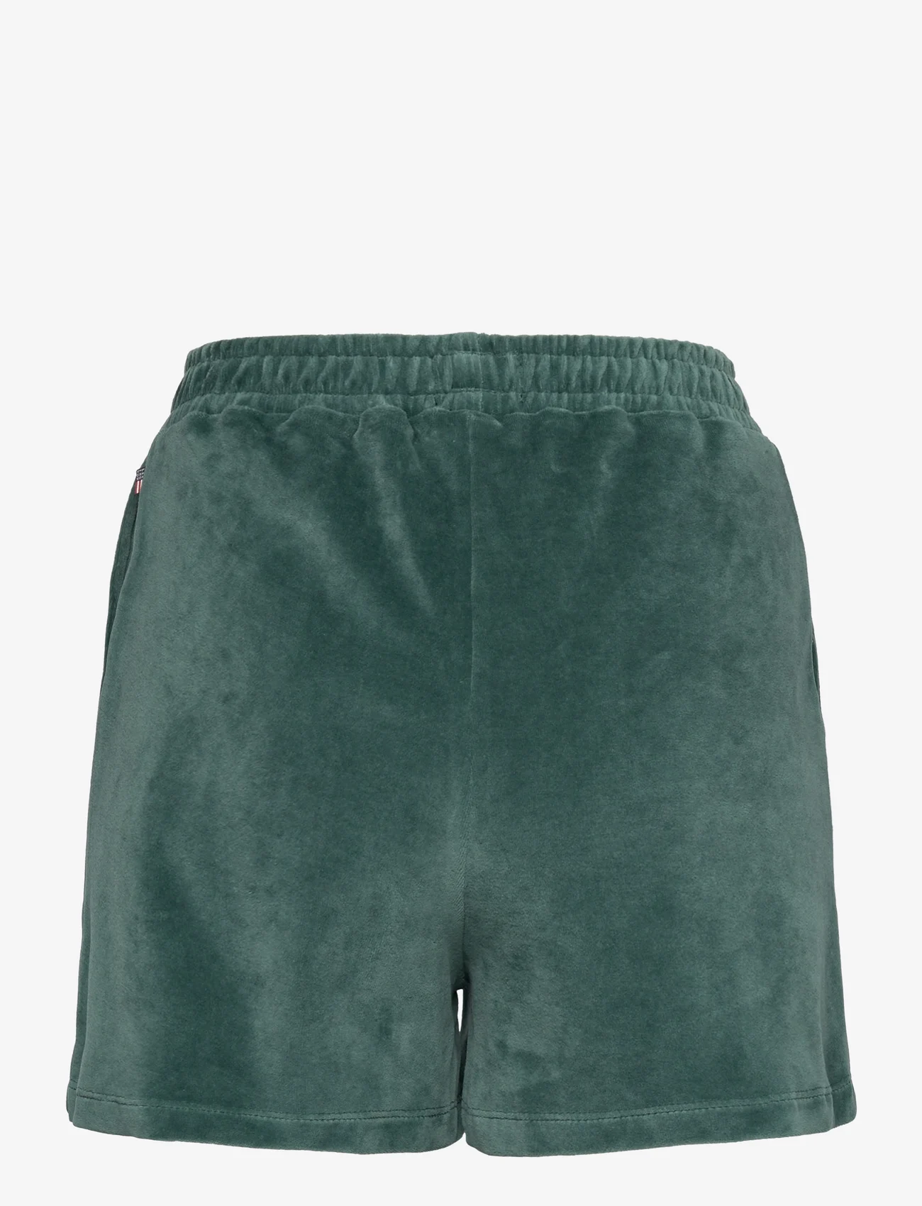 Lexington Clothing - Andy Organic Cotton Velour Shorts - lühikesed vabaajapüksid - green - 1
