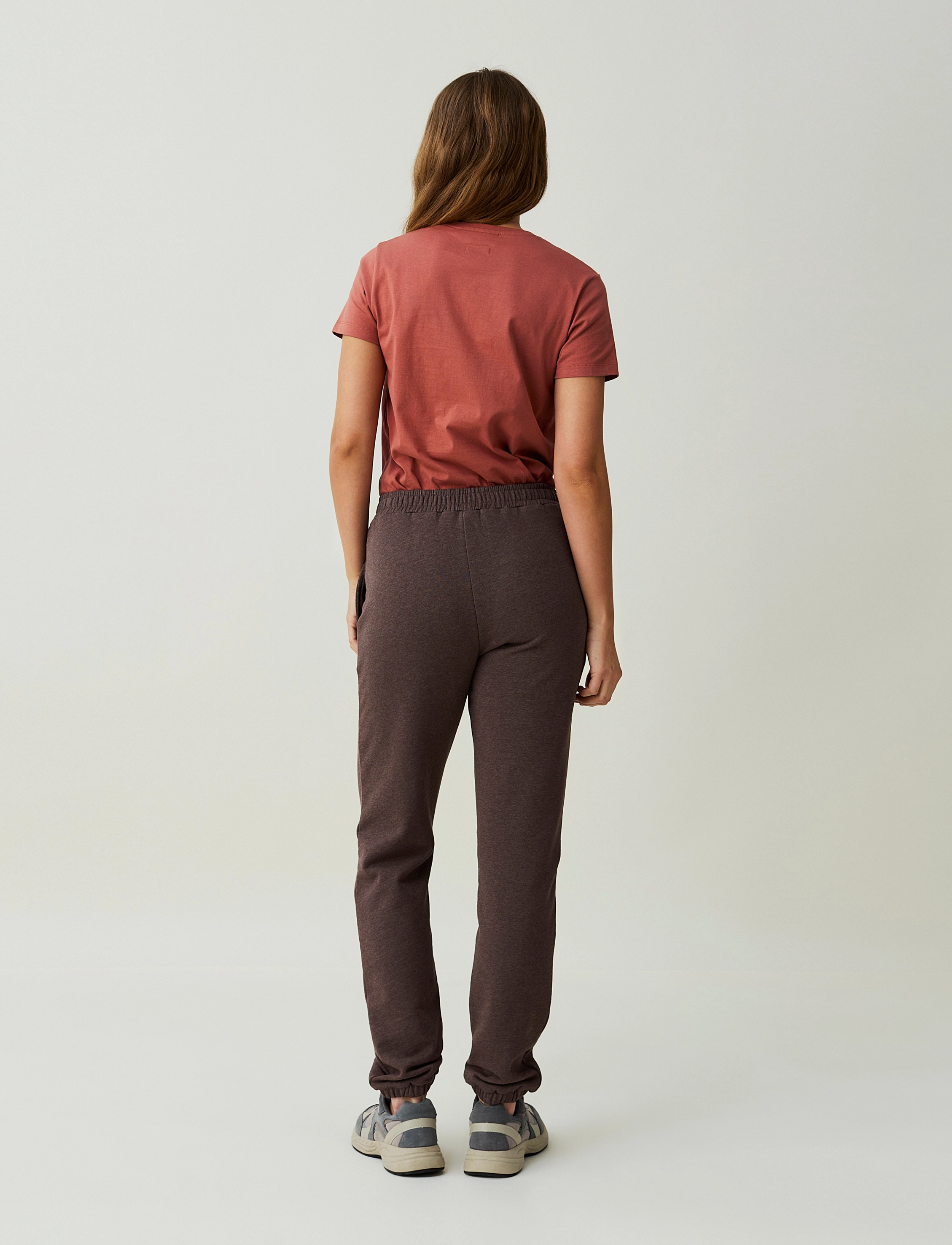 Lexington Clothing - Noelle Cotton Pants - brown melange - 4