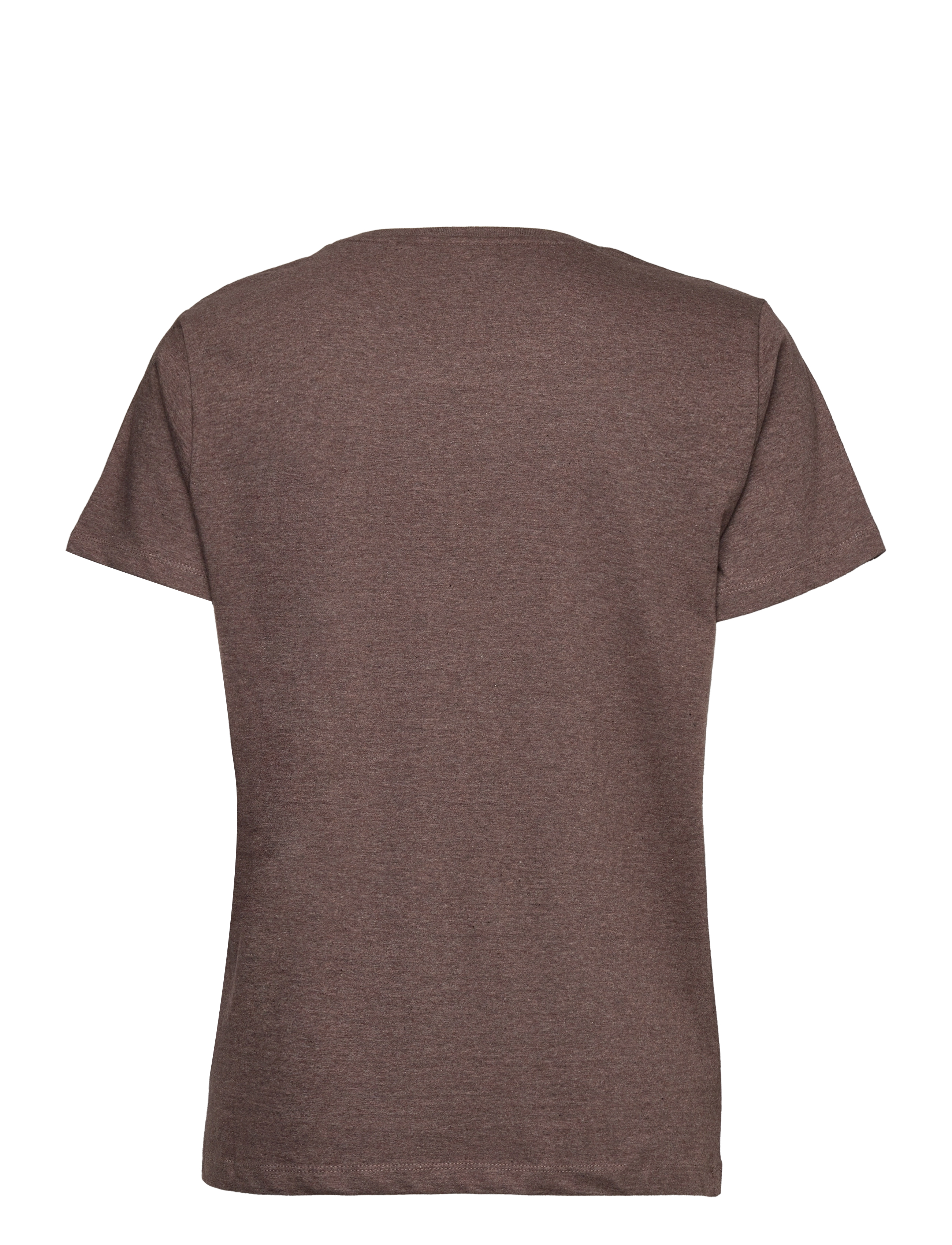 Lexington Clothing - Vanessa Cotton Tee - brown melange - 1