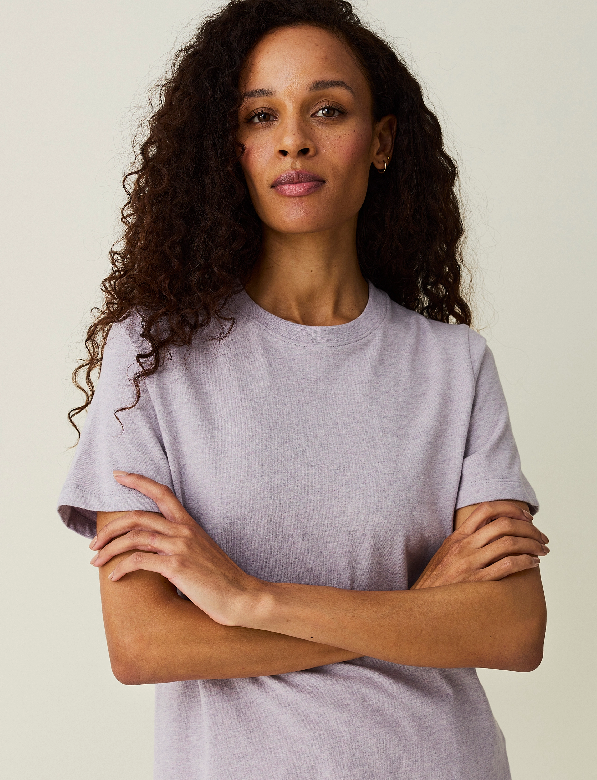 Lexington Clothing - Stephanie Organic Cotton Tee - lilac melange - 4