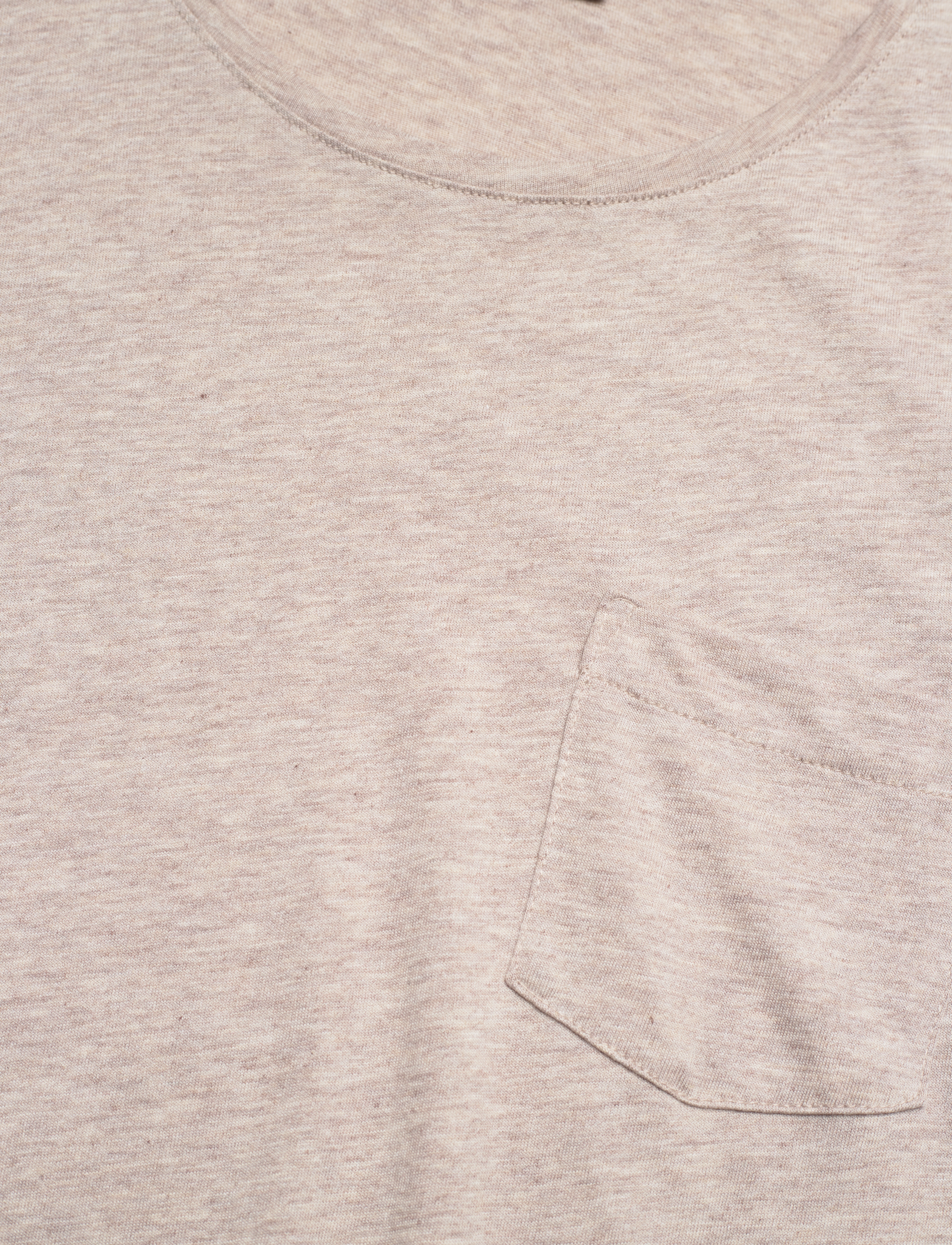 Lexington Clothing - Ashley Jersey Tee - light brown melange - 2