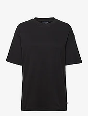 Lexington Clothing - Ally Organic Cotton/Modal Oversized Tee - t-shirts - black - 0