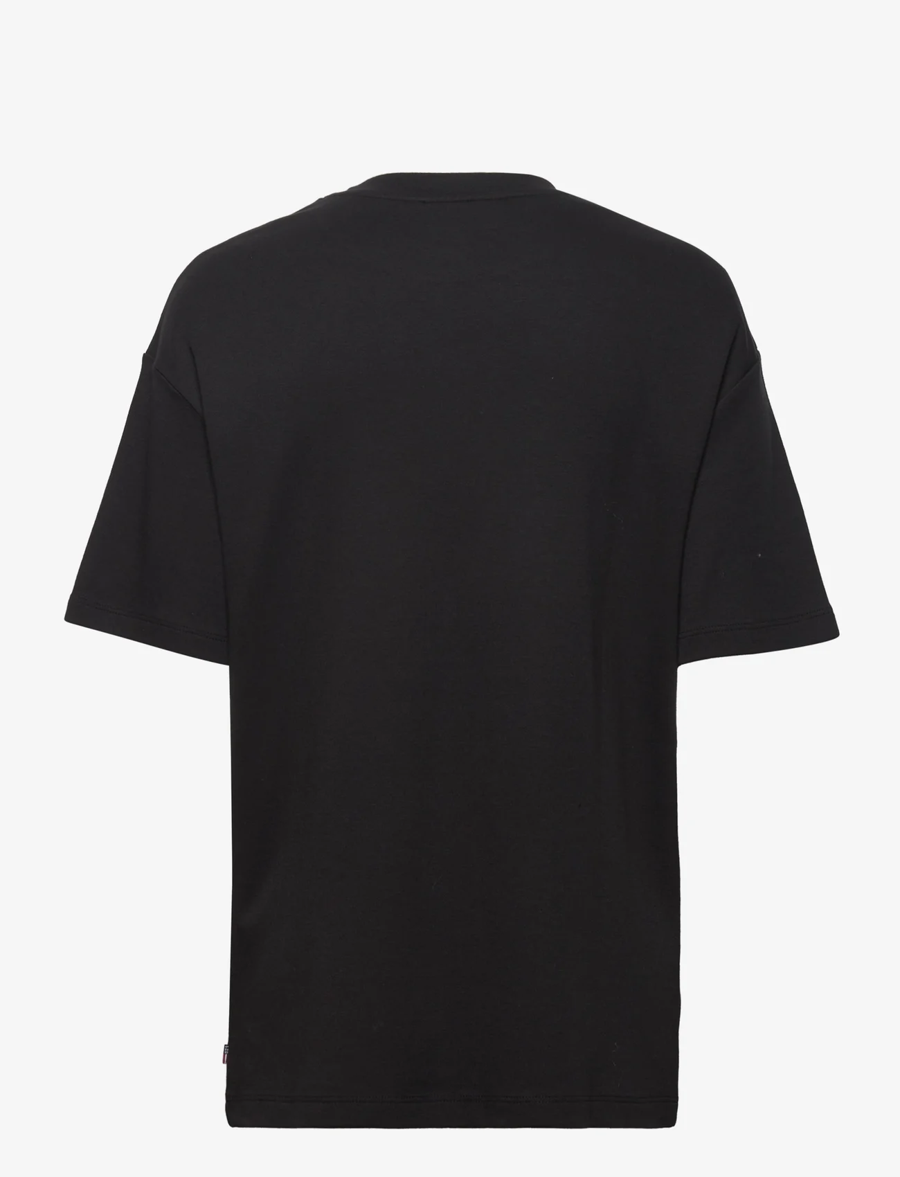 Lexington Clothing - Ally Organic Cotton/Modal Oversized Tee - t-shirts - black - 1