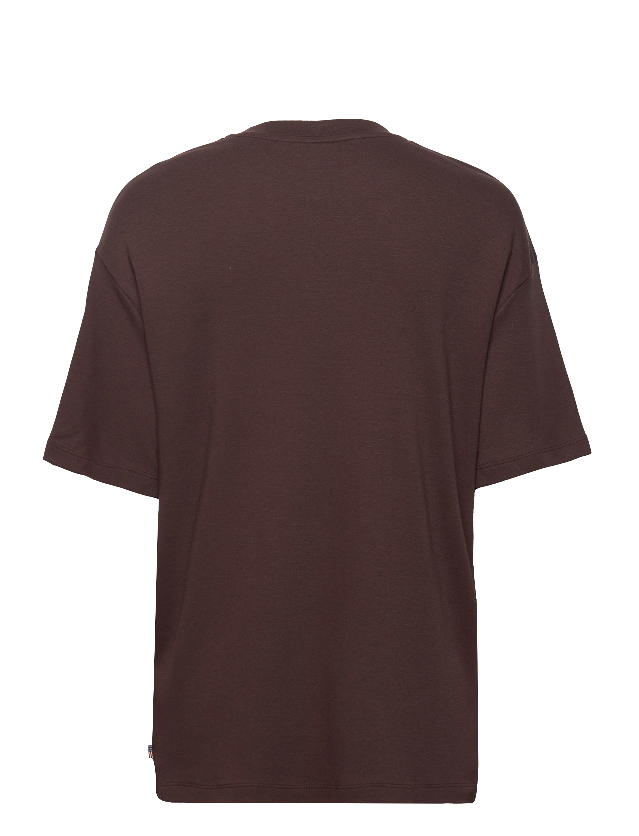 Lexington Clothing - Ally Organic Cotton/Modal Oversized Tee - brown - 1