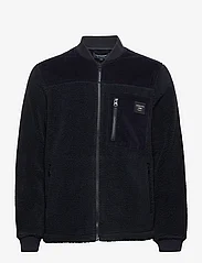 Lexington Clothing - Samuel Pile Jacket - vahekihina kantavad jakid - dark blue - 0