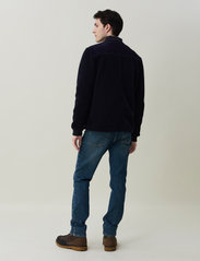 Lexington Clothing - Samuel Pile Jacket - vahekihina kantavad jakid - dark blue - 3