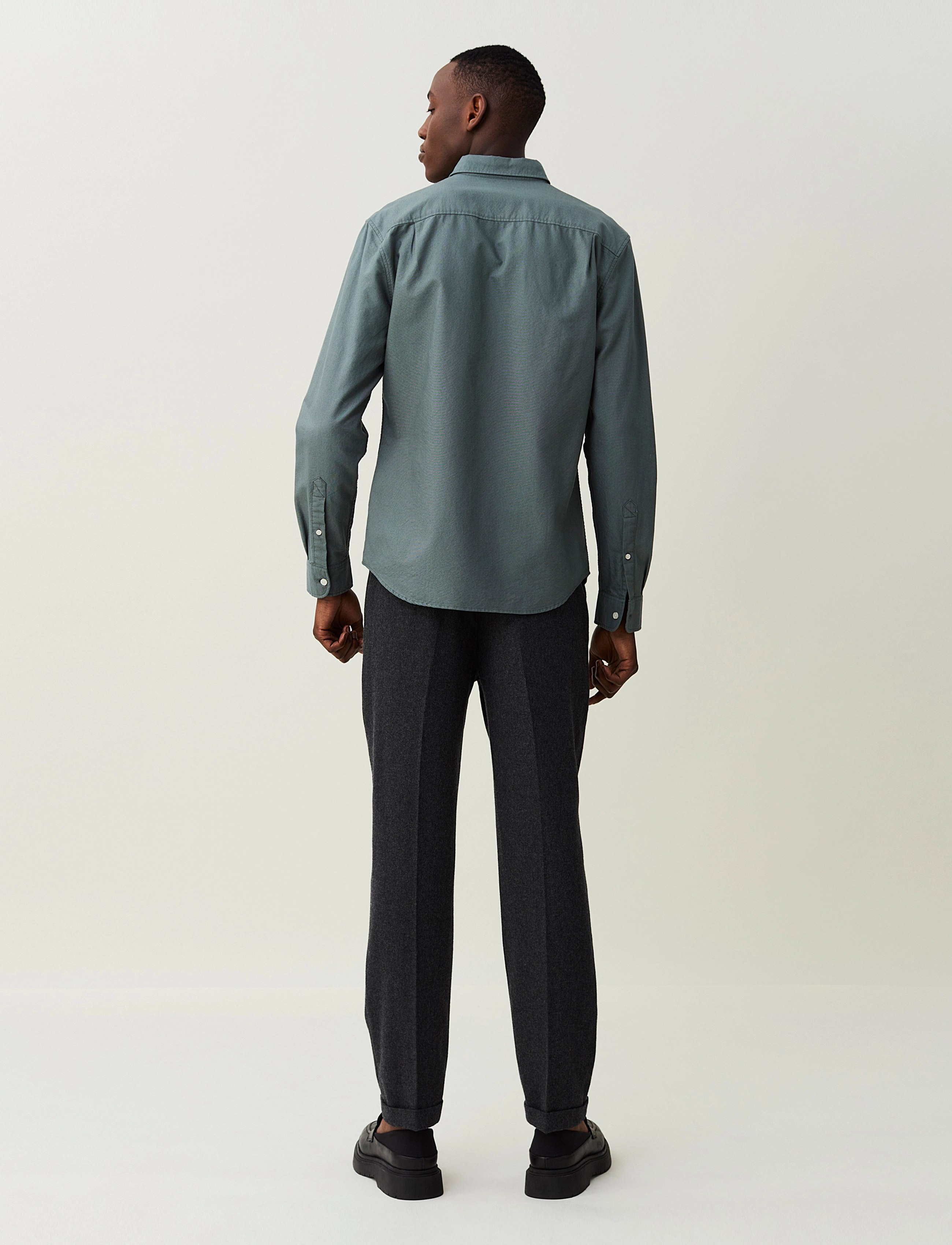Lexington Clothing - Kyle Organic Cotton Oxford Shirt - green - 3