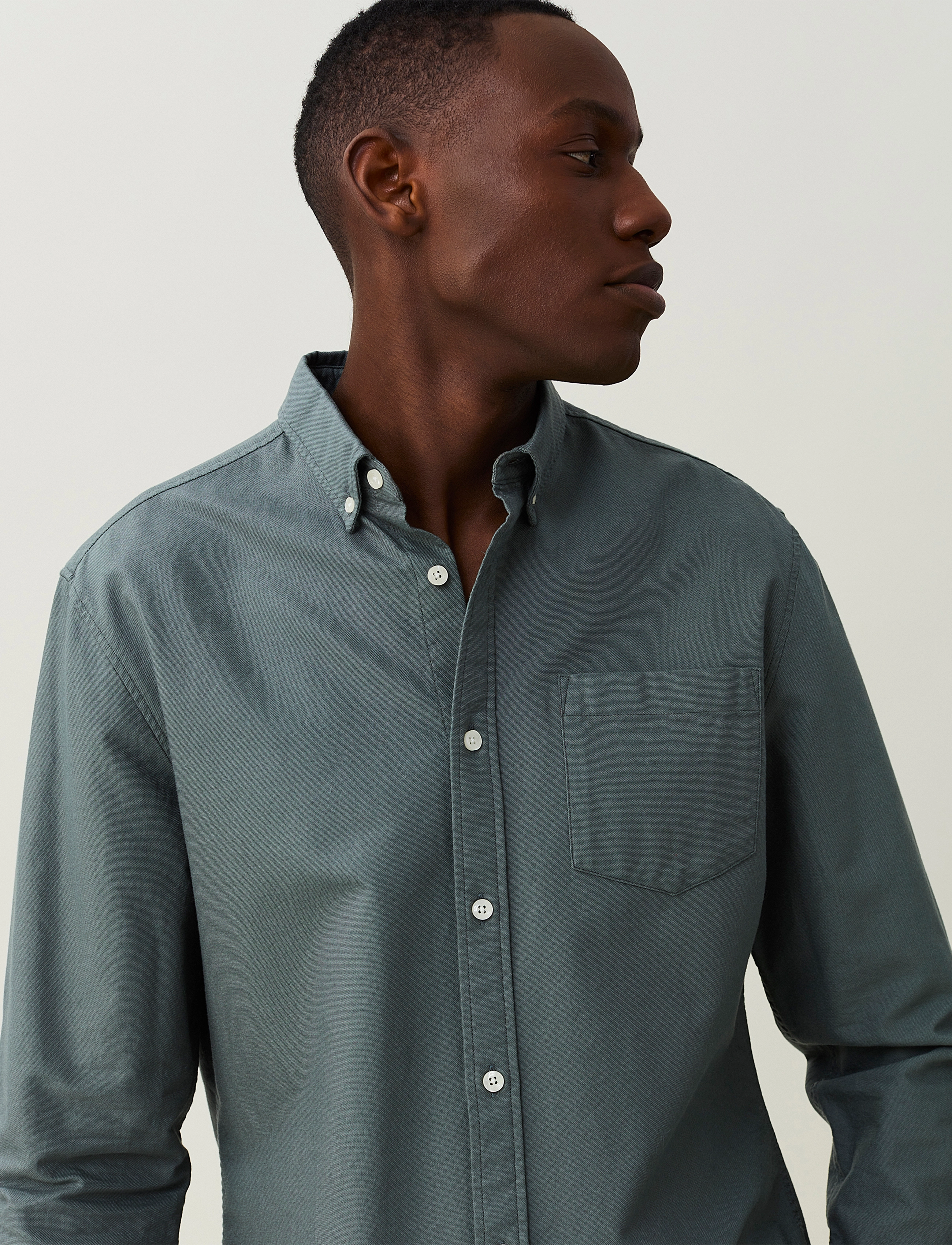 Lexington Clothing - Kyle Organic Cotton Oxford Shirt - green - 4