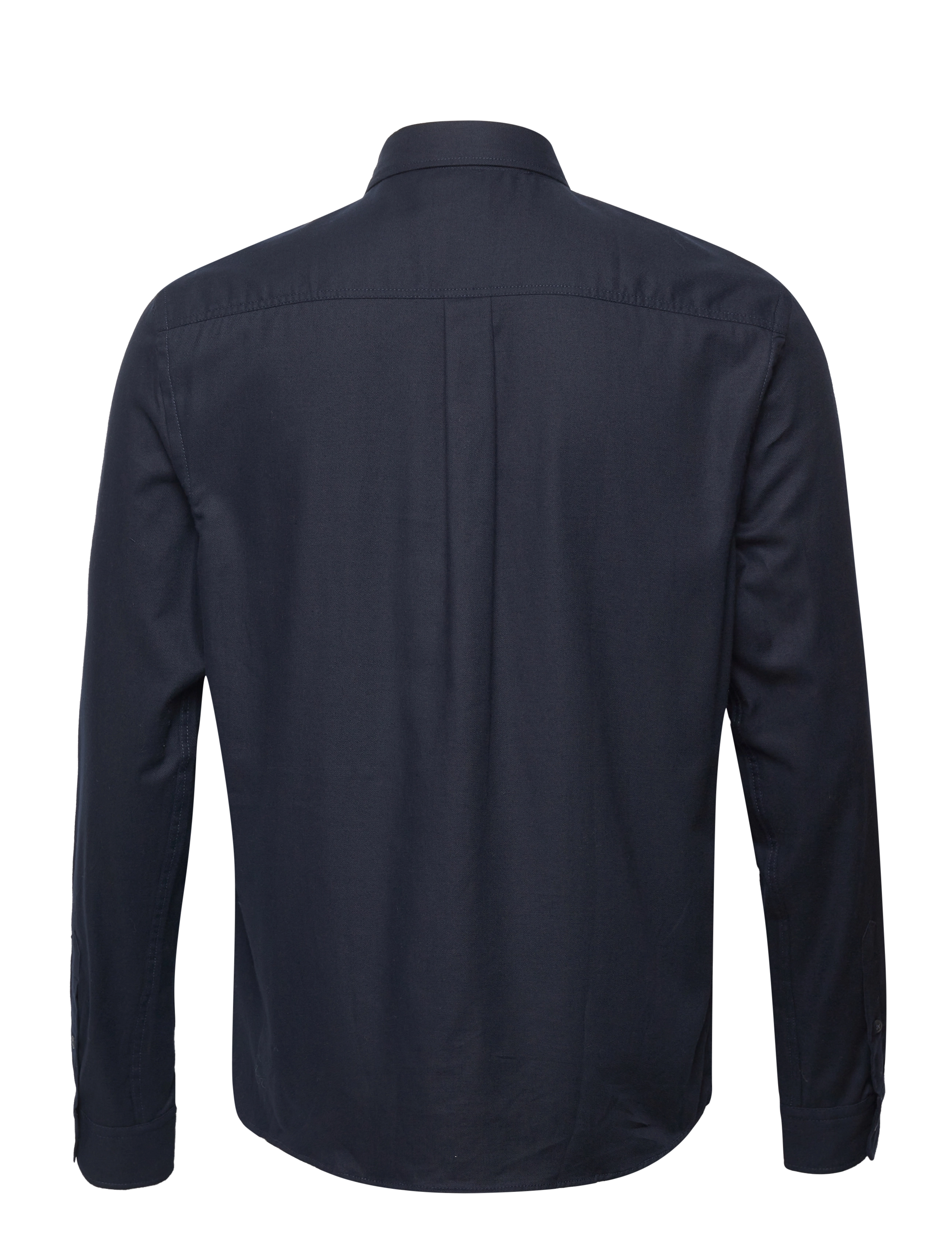 Lexington Clothing - Peter Lt Flannel Organic Cotton Shirt - dark blue - 1