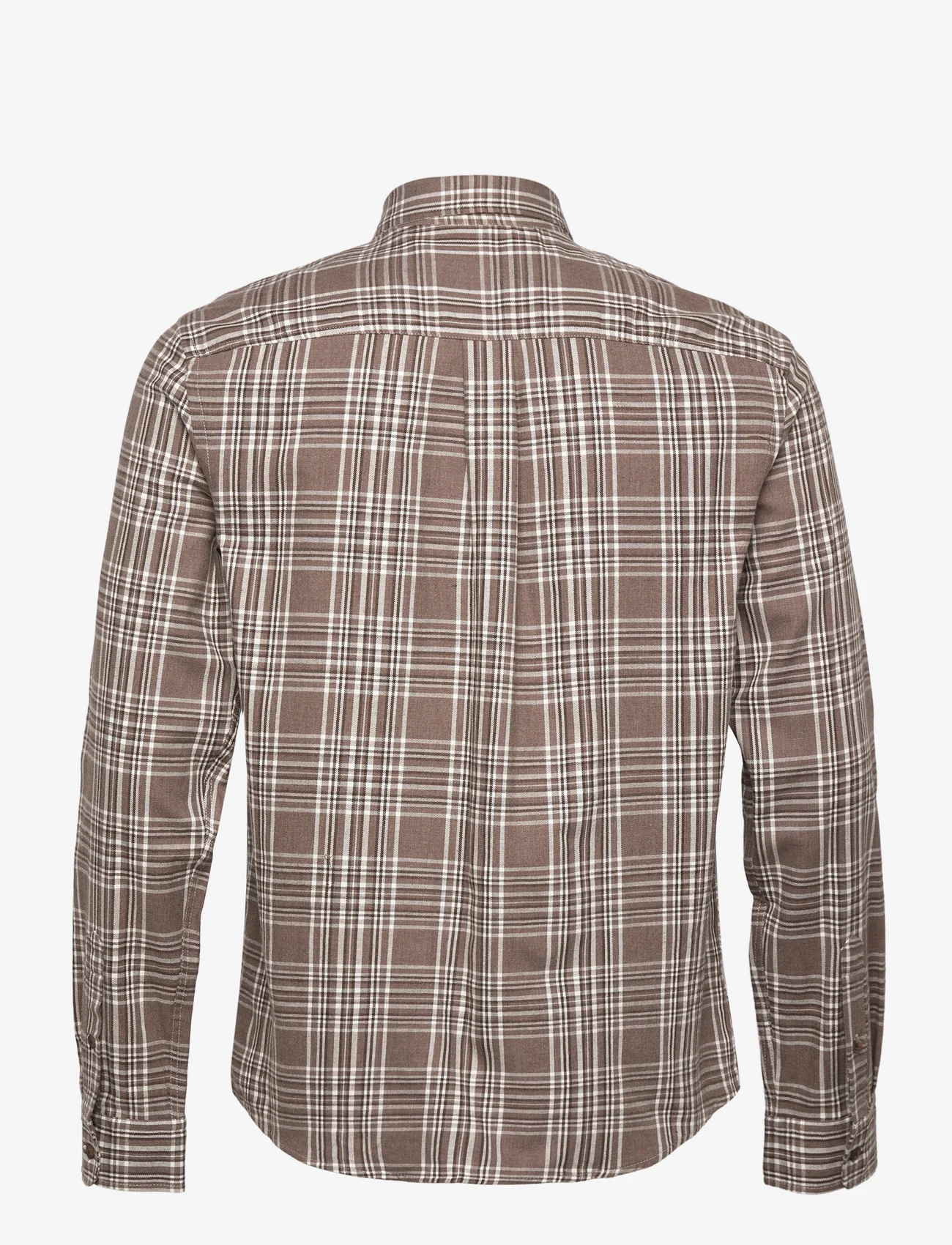 Lexington Clothing - Peter Lt Flannel Checked Shirt - brown multi check - 1