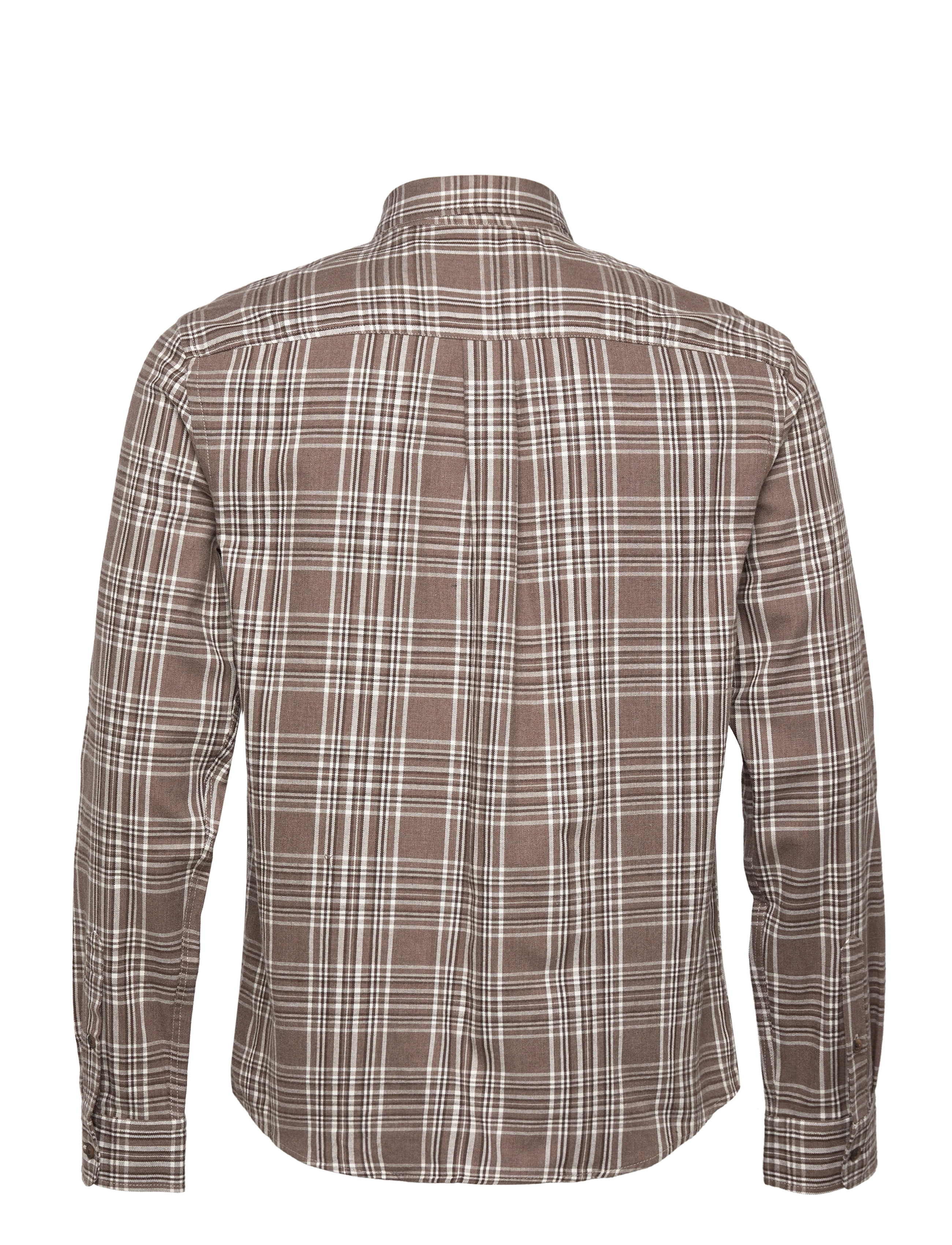 Lexington Clothing - Peter Lt Flannel Checked Shirt - brown multi check - 1