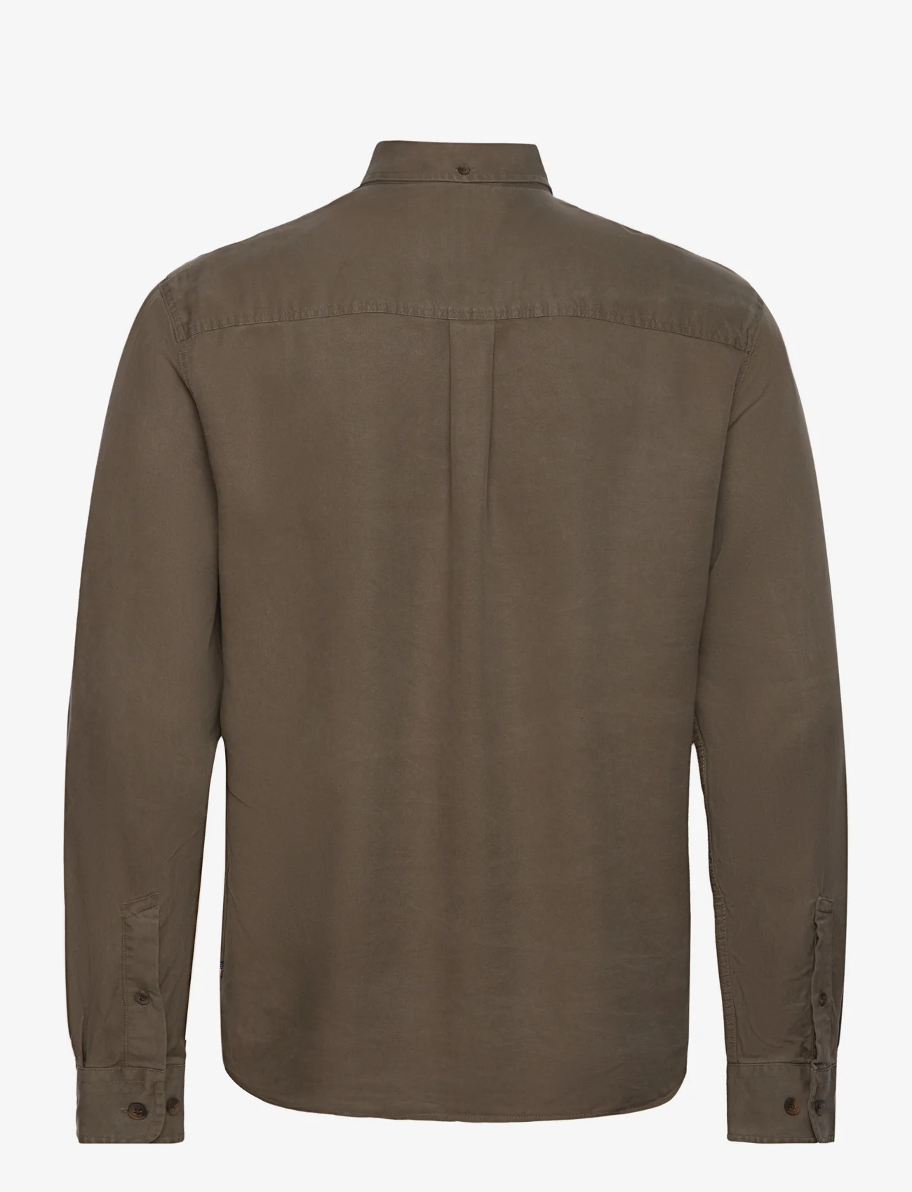 Lexington Clothing - Carl Lyocell Shirt - tavalised t-särgid - green - 1