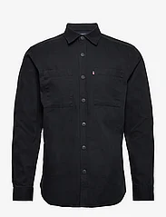 Lexington Clothing - Ralph Organic Cotton Canvas Shirt - black - 0