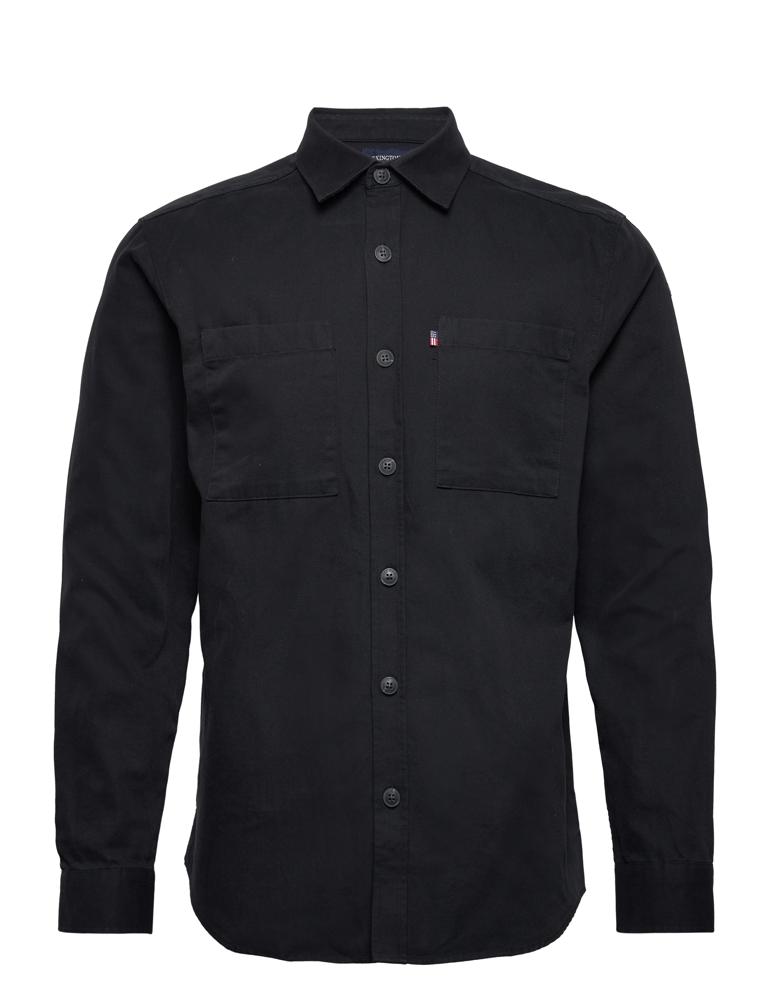 Lexington Clothing - Ralph Organic Cotton Canvas Shirt - black - 1