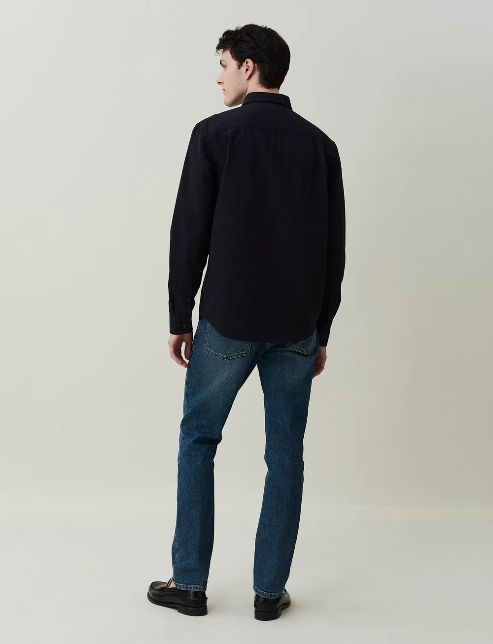 Lexington Clothing - Ralph Organic Cotton Canvas Shirt - casual hemden - black - 3