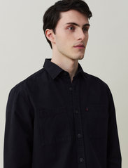 Lexington Clothing - Ralph Organic Cotton Canvas Shirt - black - 4