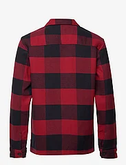 Lexington Clothing - Cole Organic Cotton Checked Overshirt - menn - red/black check - 1