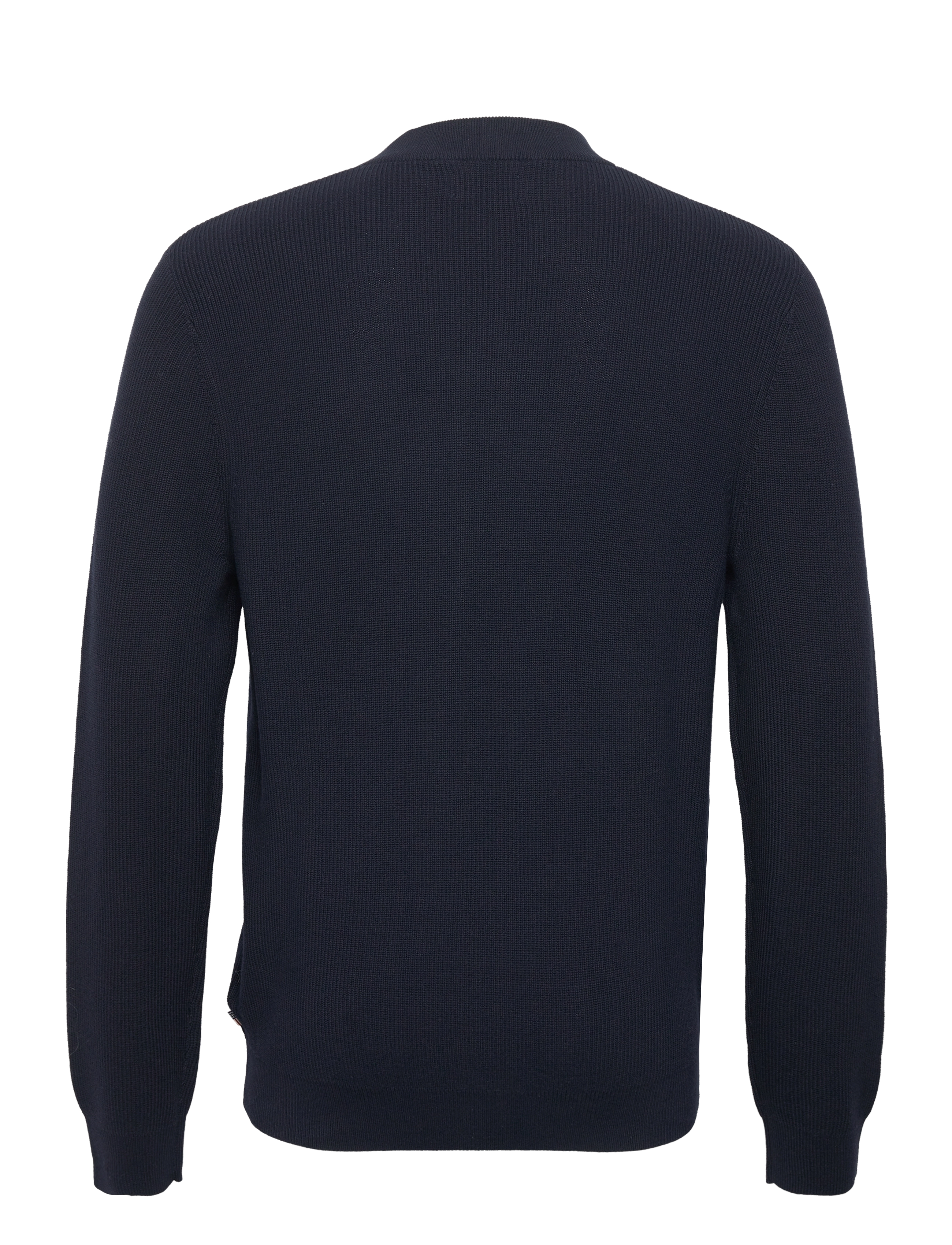 Lexington Clothing - Stefan Overlapping V-Neck Sweater - dark blue - 1