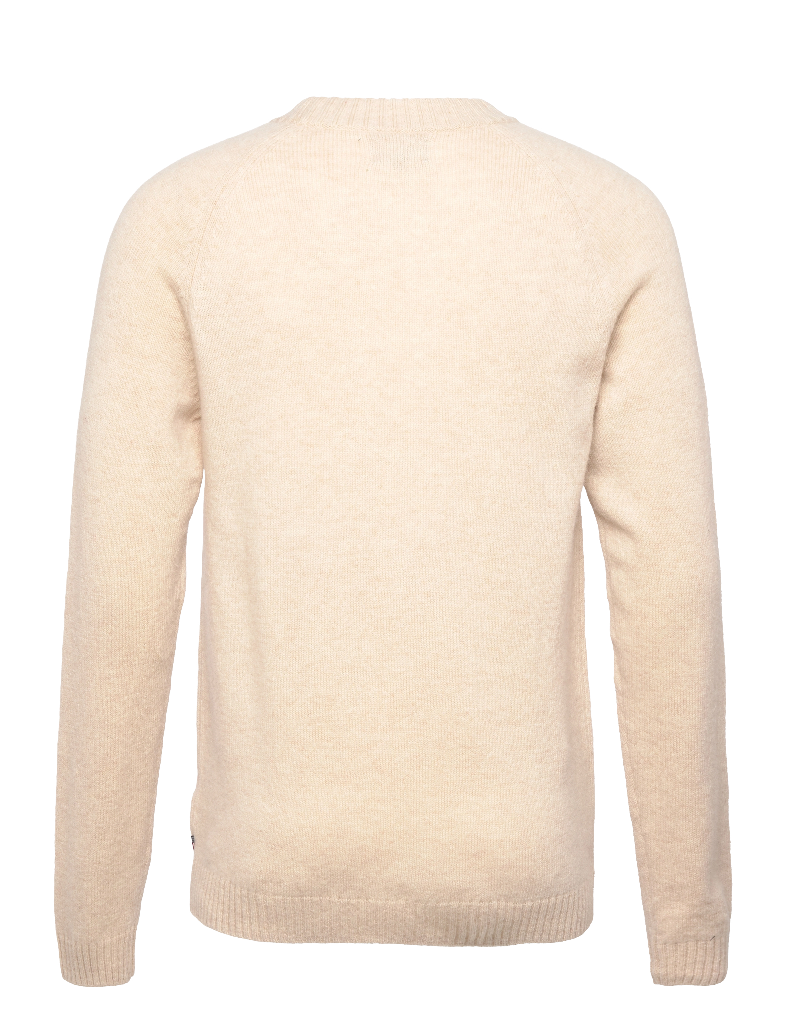Lexington Clothing - Eric Lambswool Blend High Neck Sweater - light beige - 1