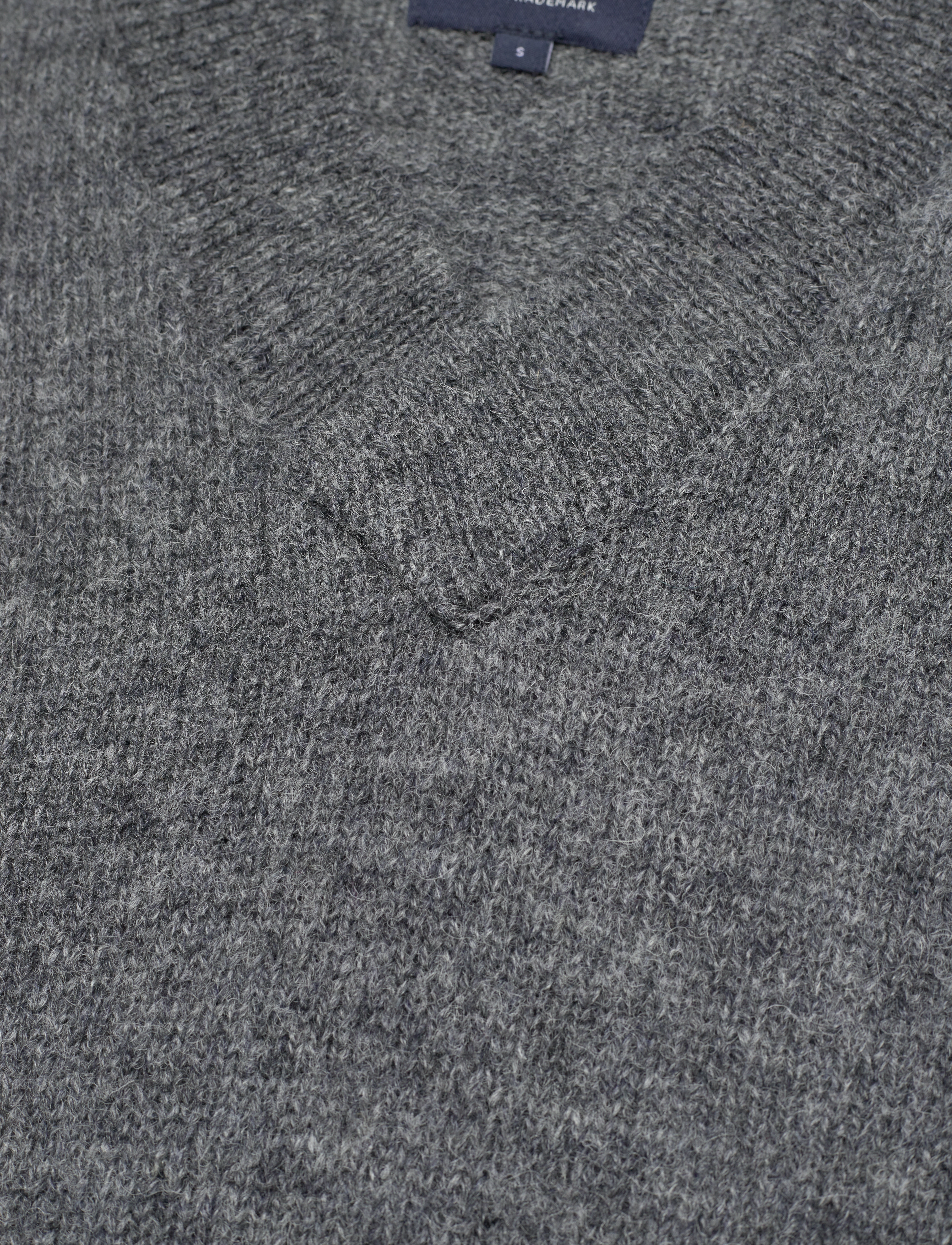 Lexington Clothing - Chris Knitted Shetland Wool Vest - dark gray melange - 5