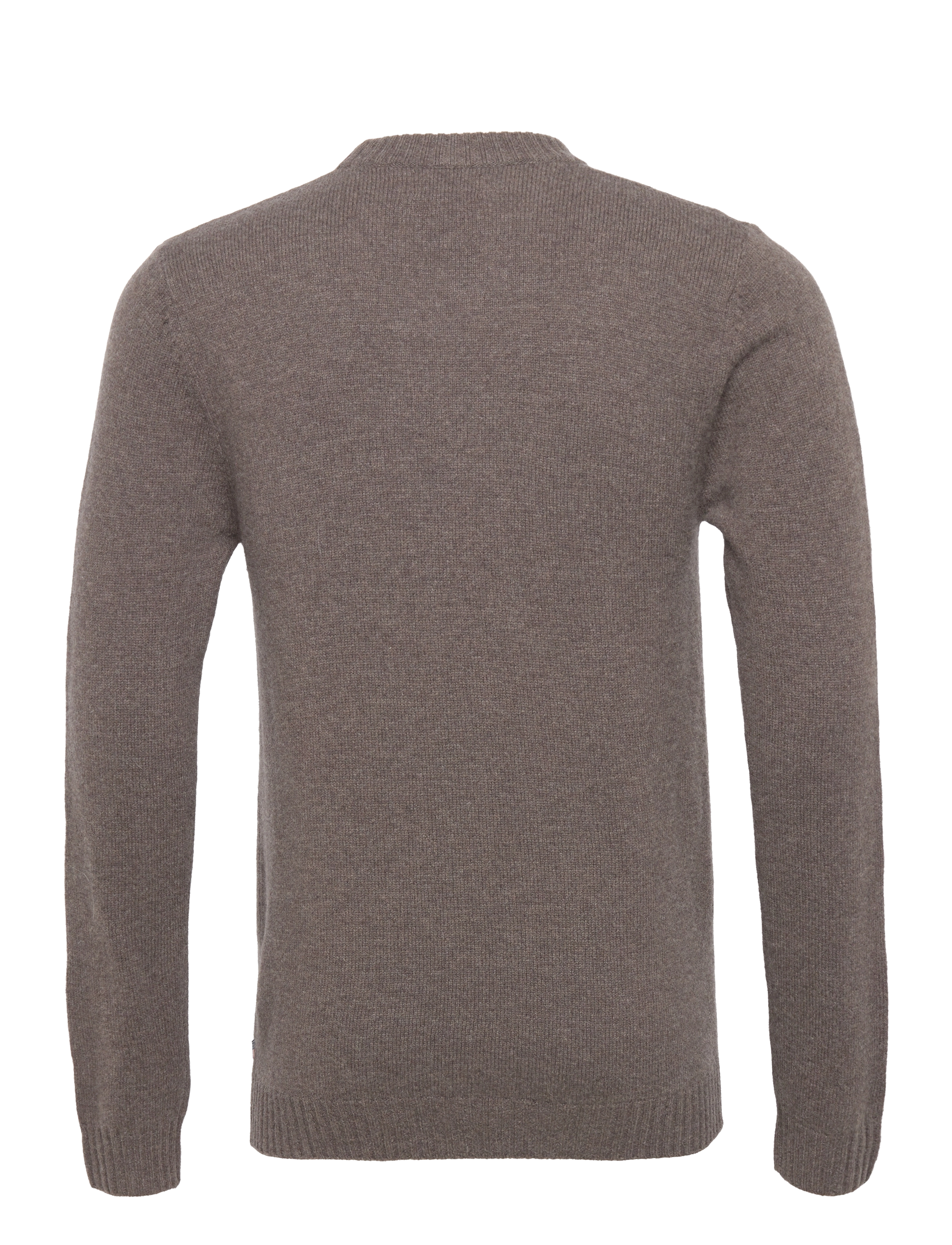 Lexington Clothing - Danny Knitted Intarsia Sweater - brown melange - 1