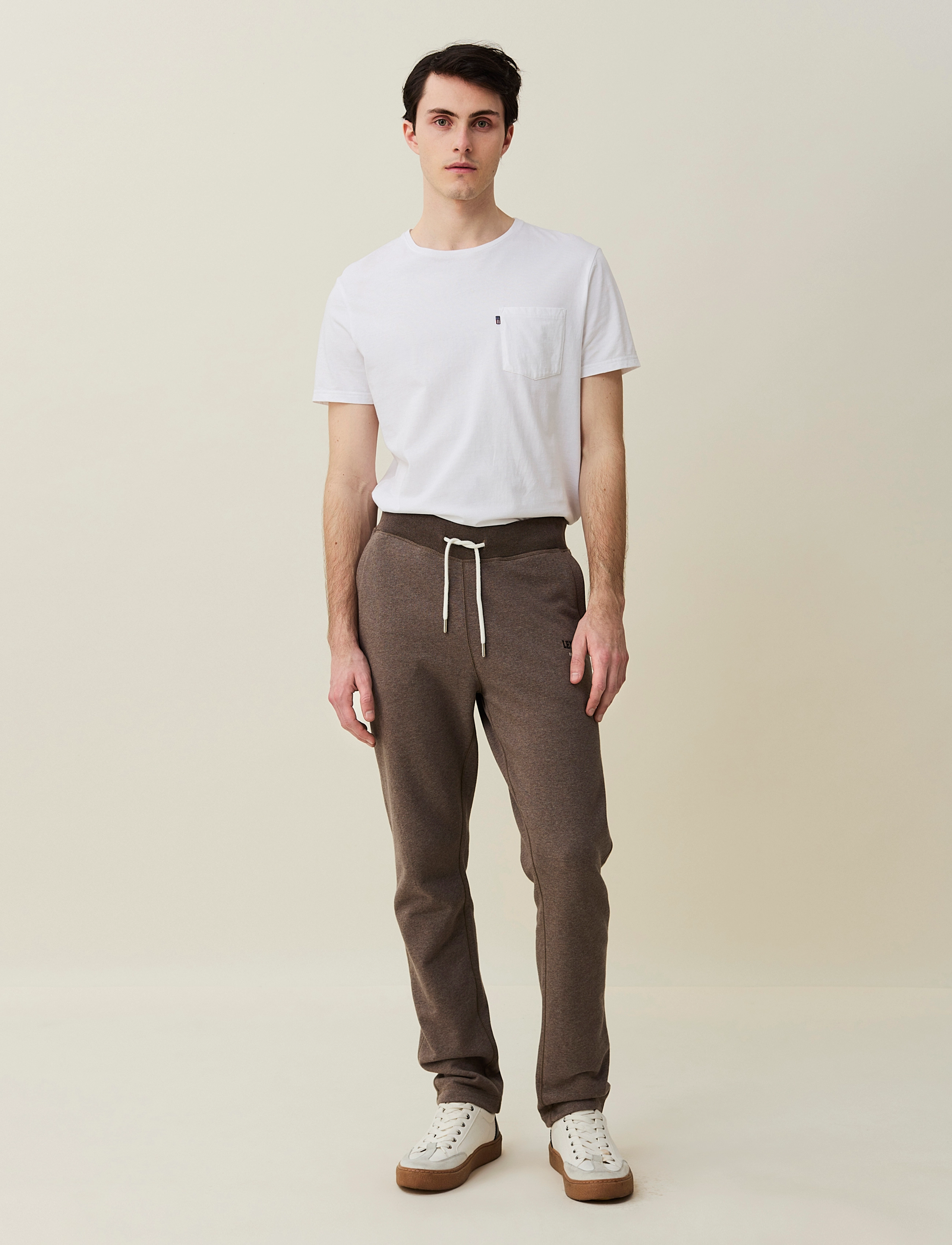 Lexington Clothing - Brandon Jersey Pants - brown melange - 2