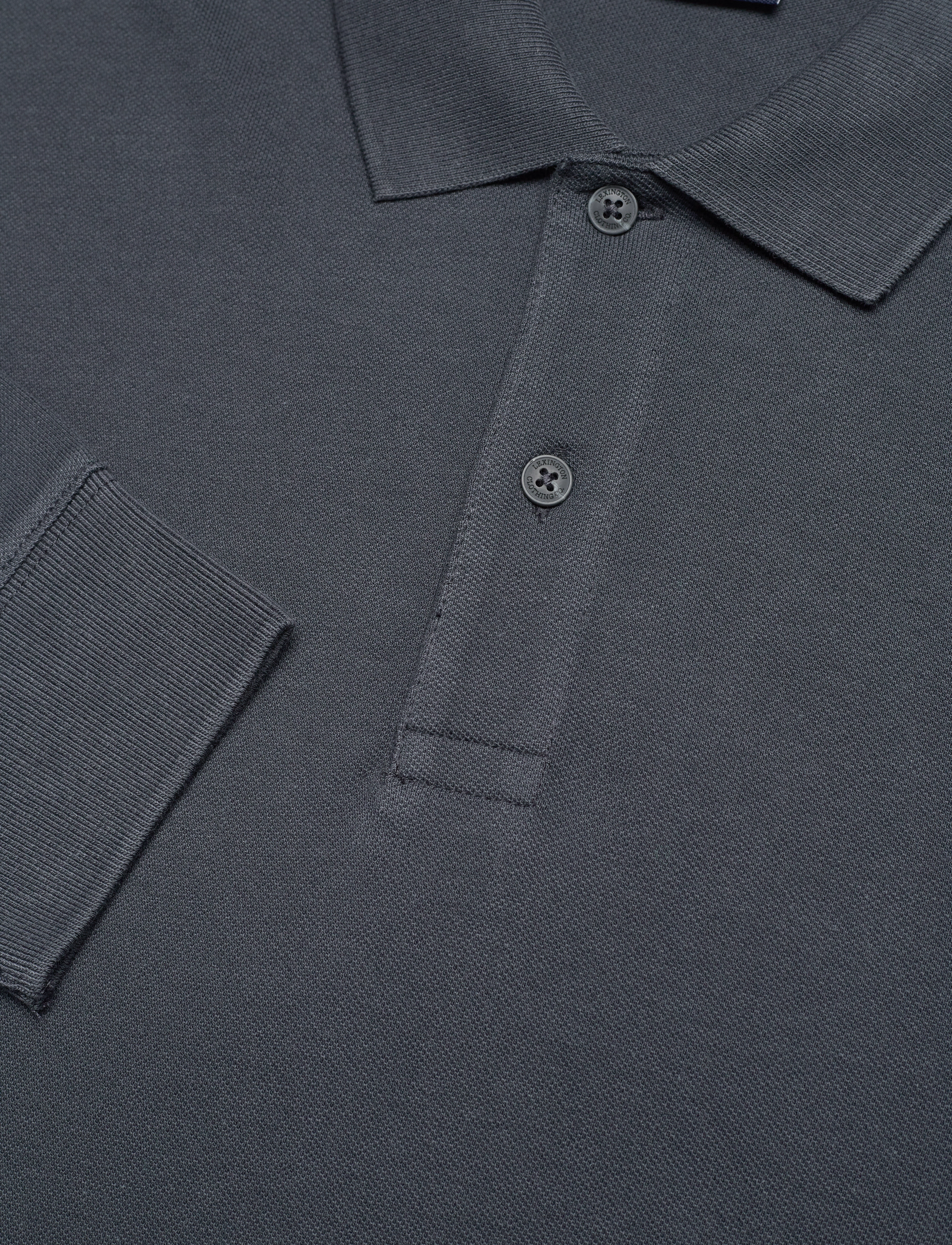 Lexington Clothing - Theo Long Sleeve Polo - dark blue - 5