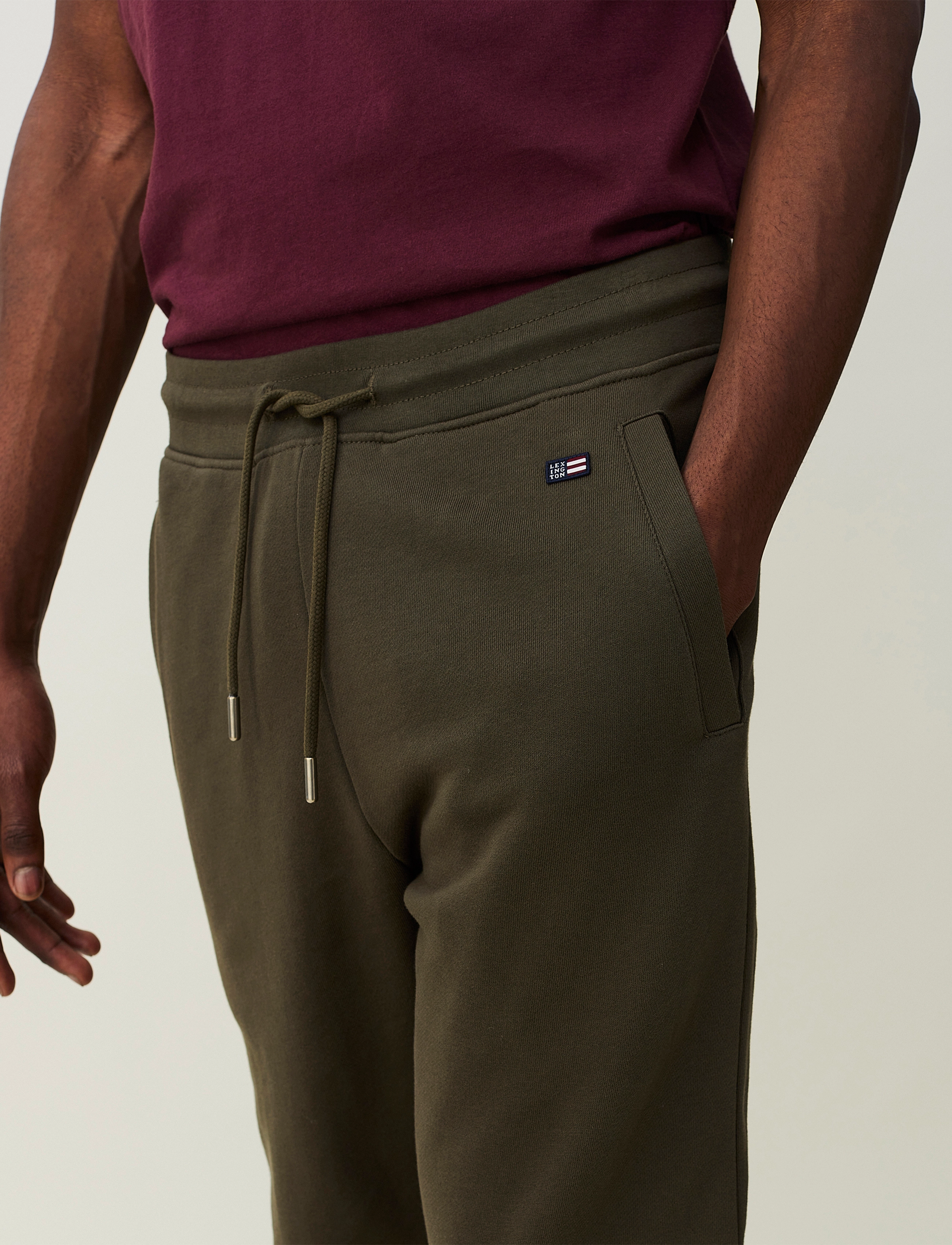 Lexington Clothing - Ivan Organic Cotton Track Pants - dark green - 4