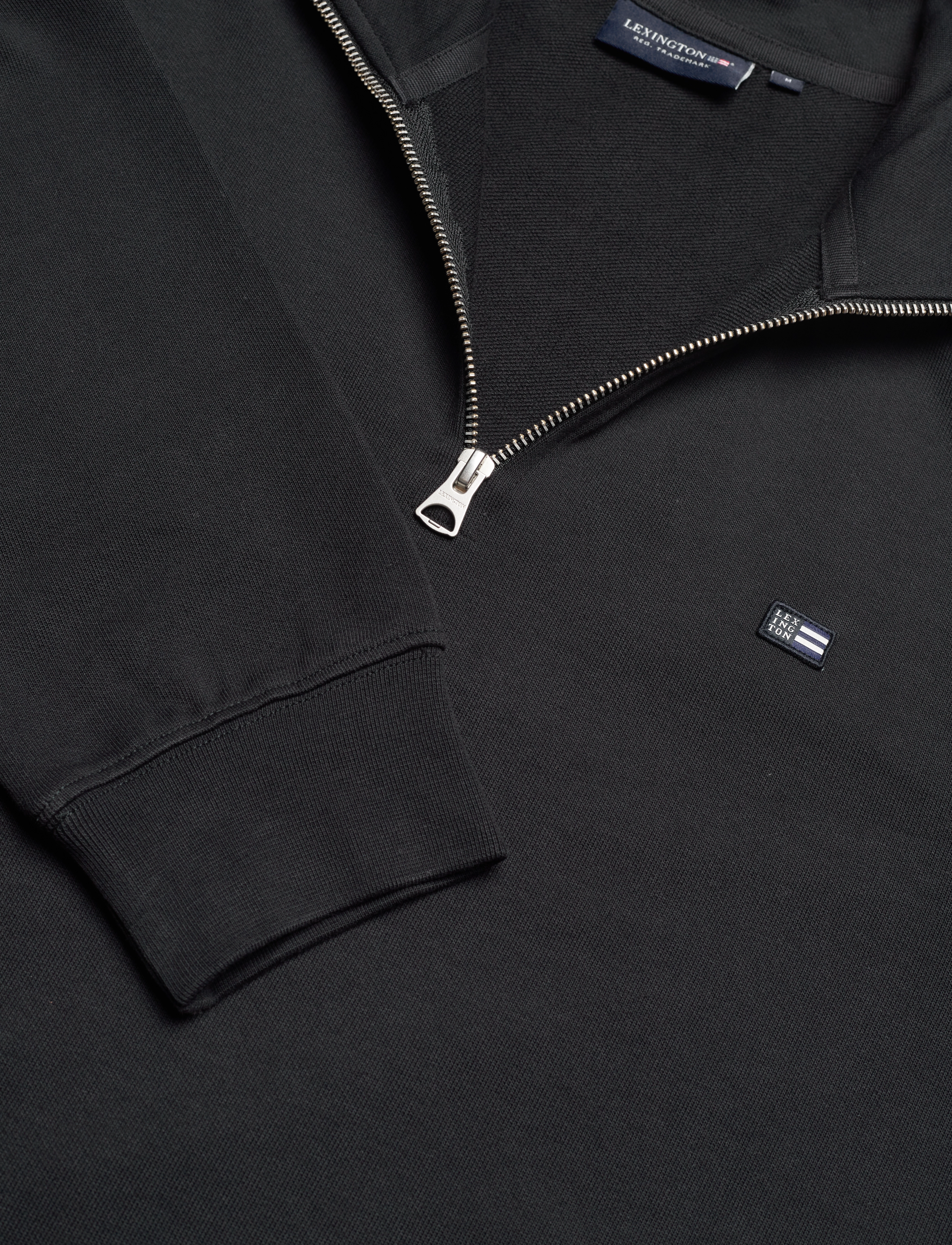 Lexington Clothing - Terrence Half Zip Sweater - black - 5