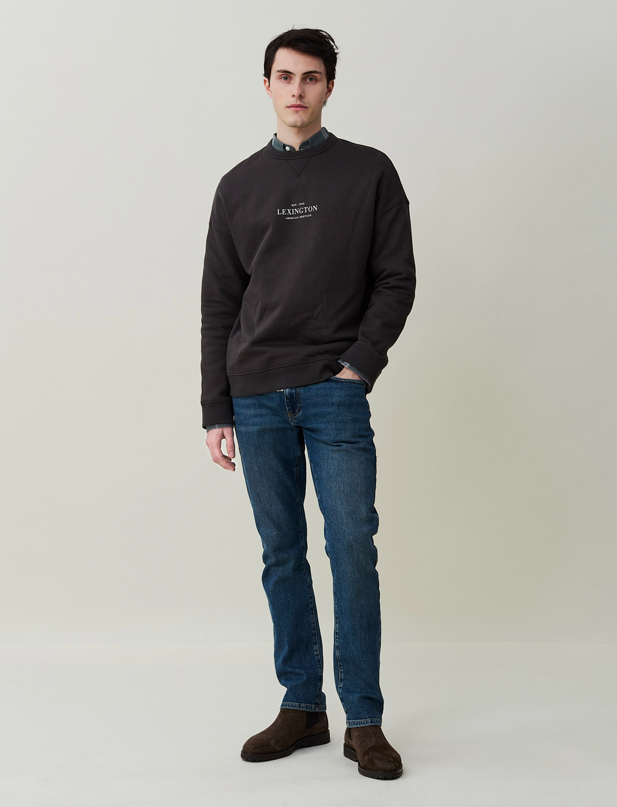 Lexington Clothing - Rodney Sweatshirt - dark gray - 2