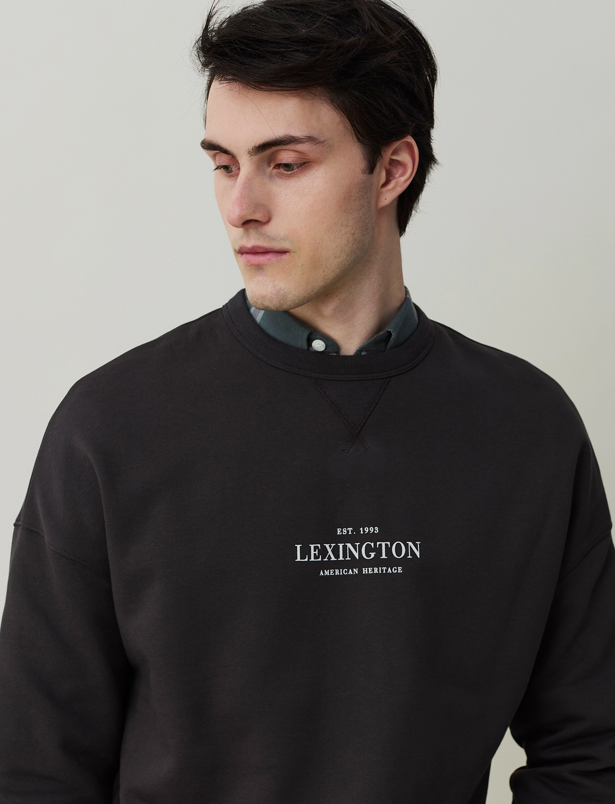 Lexington Clothing - Rodney Sweatshirt - dark gray - 4