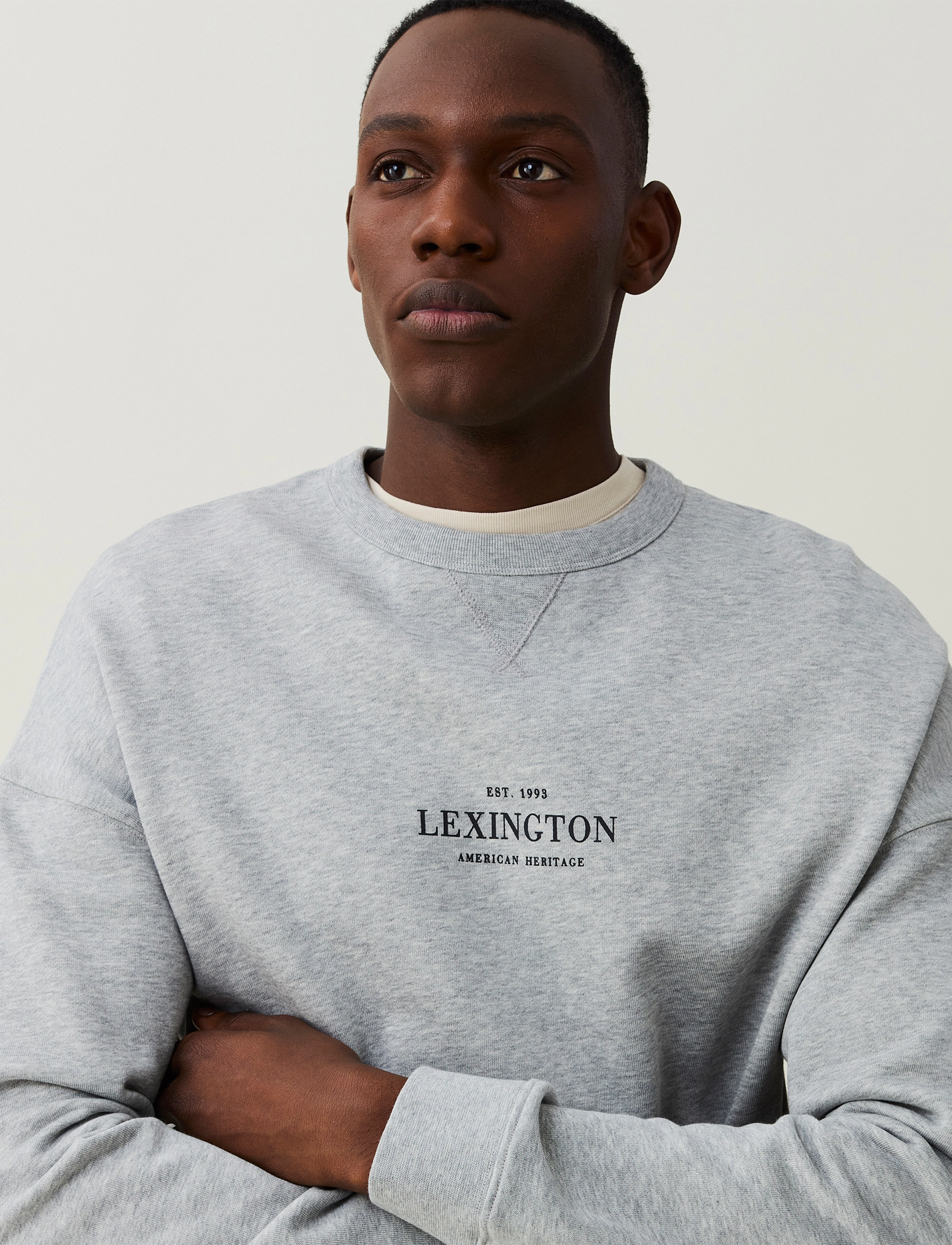 Lexington Clothing - Rodney Sweatshirt - light grey melange - 4
