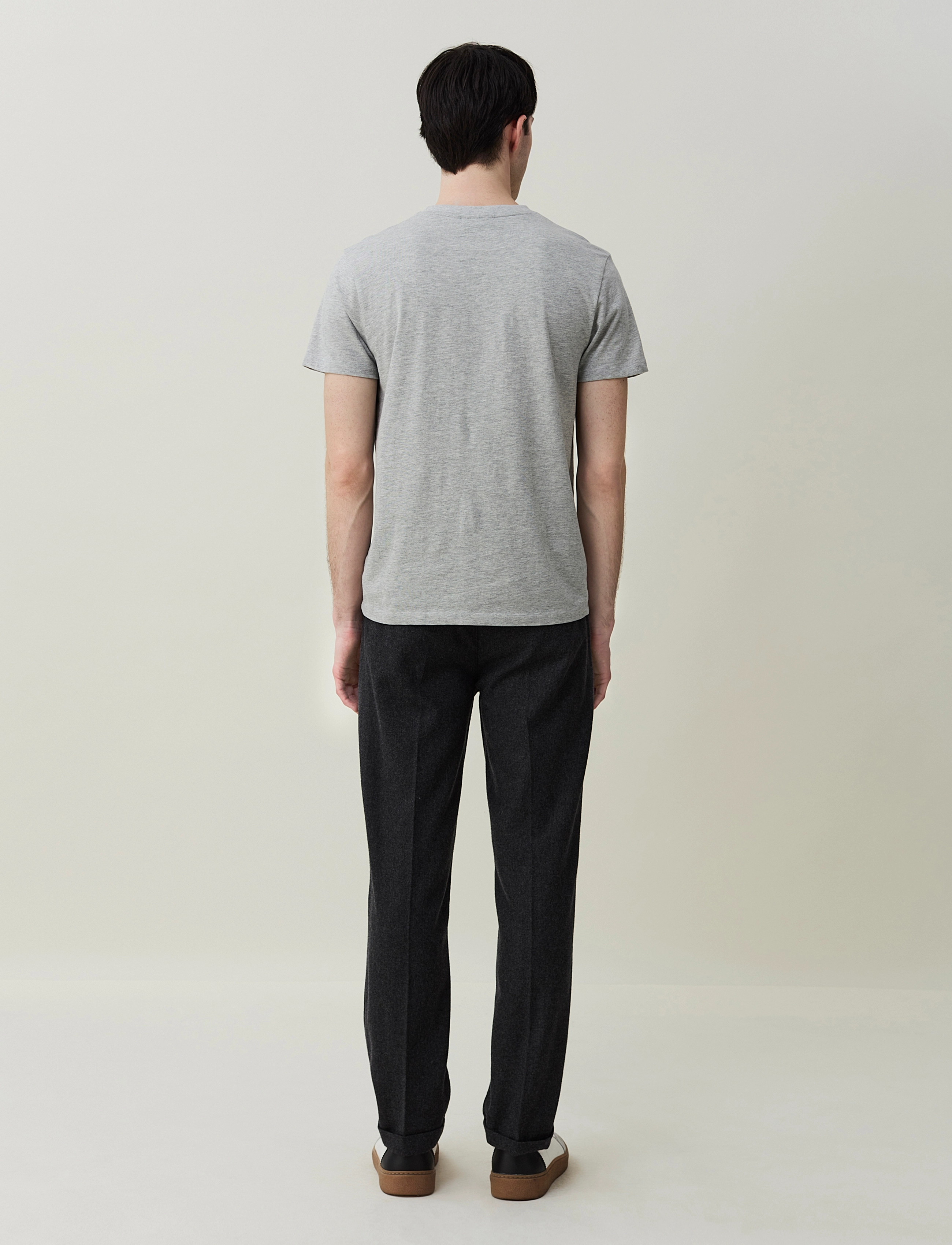Lexington Clothing - Justin Tee - light grey melange - 3