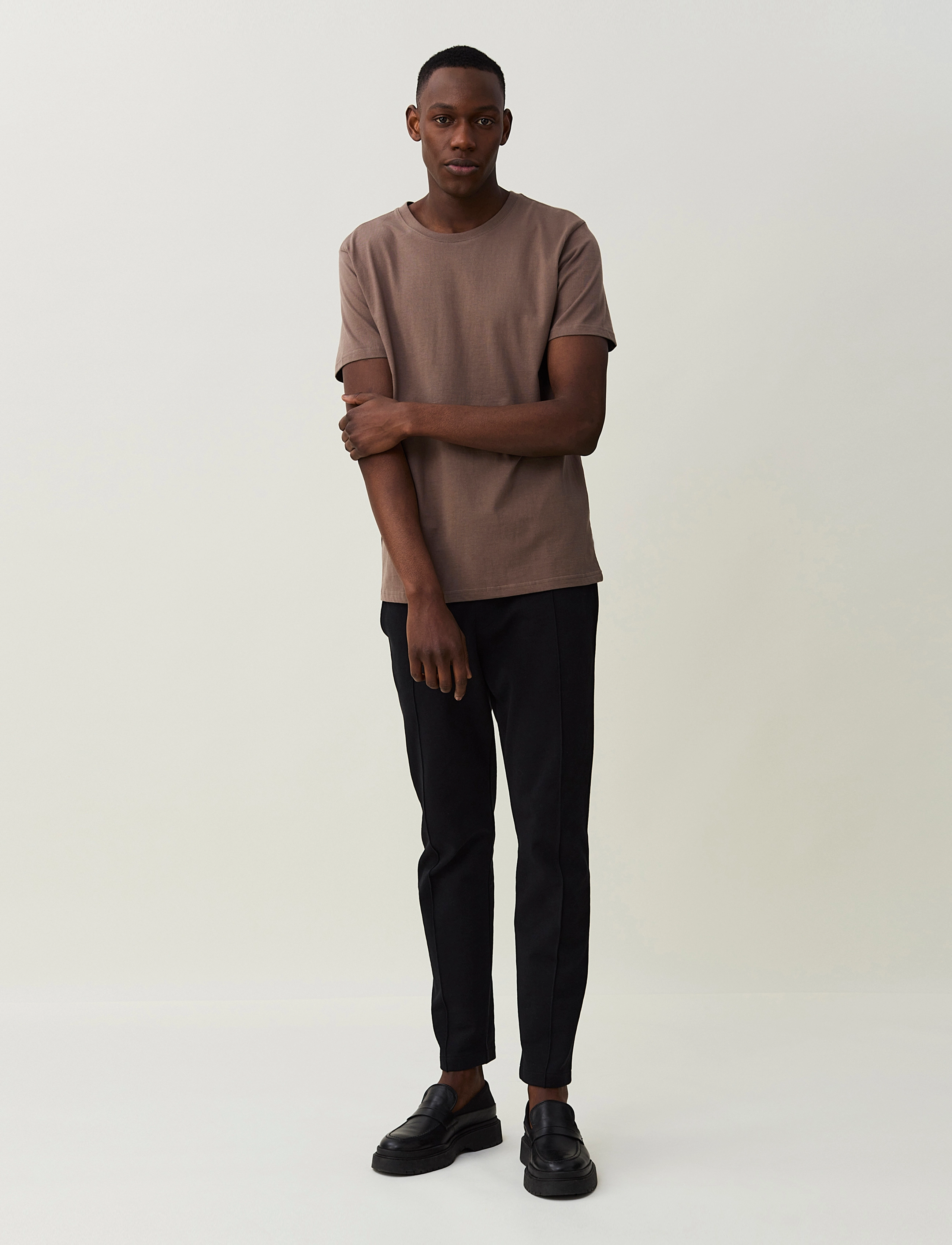 Lexington Clothing - Ricky Organic Cotton Tee - light brown - 2