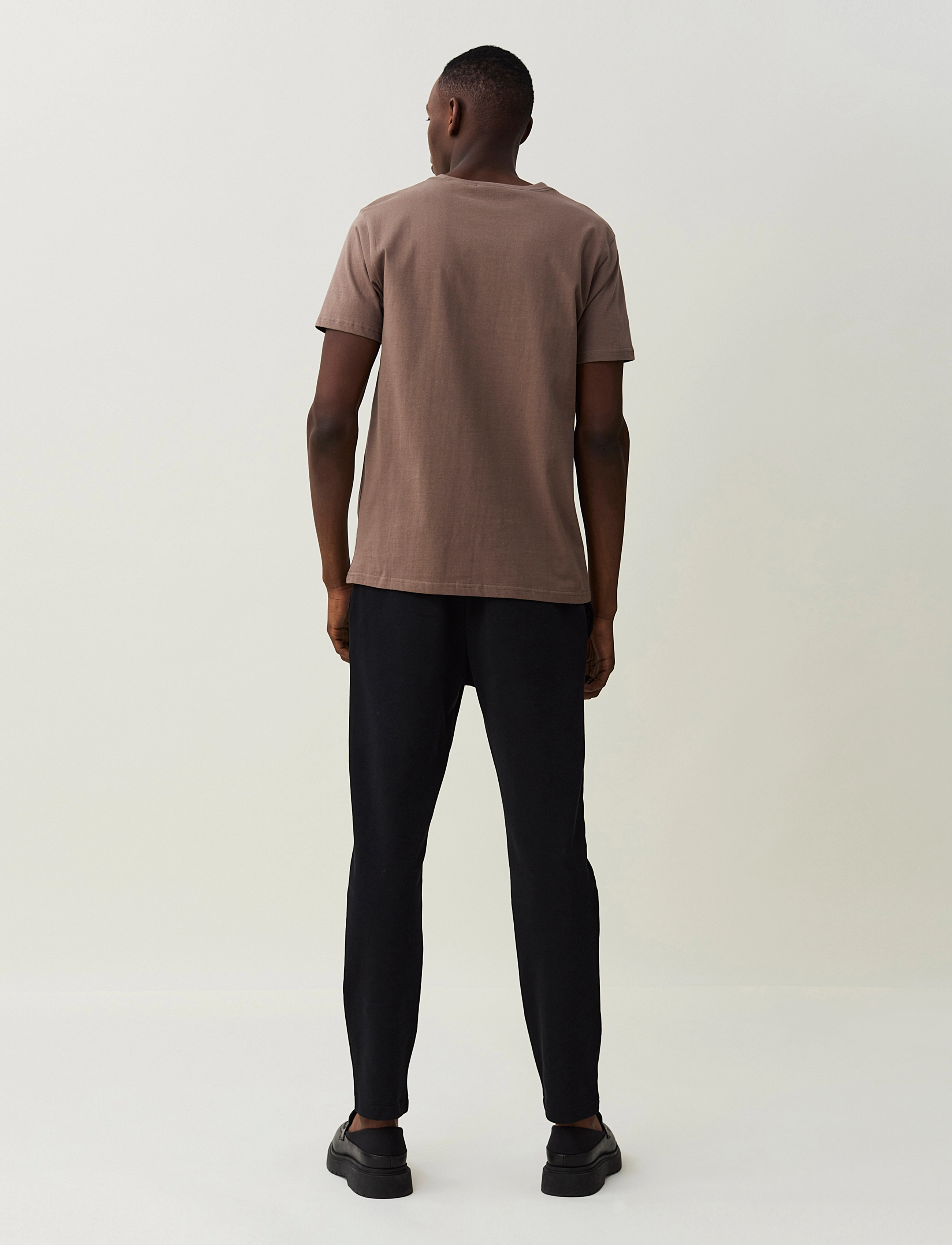 Lexington Clothing - Ricky Organic Cotton Tee - light brown - 3