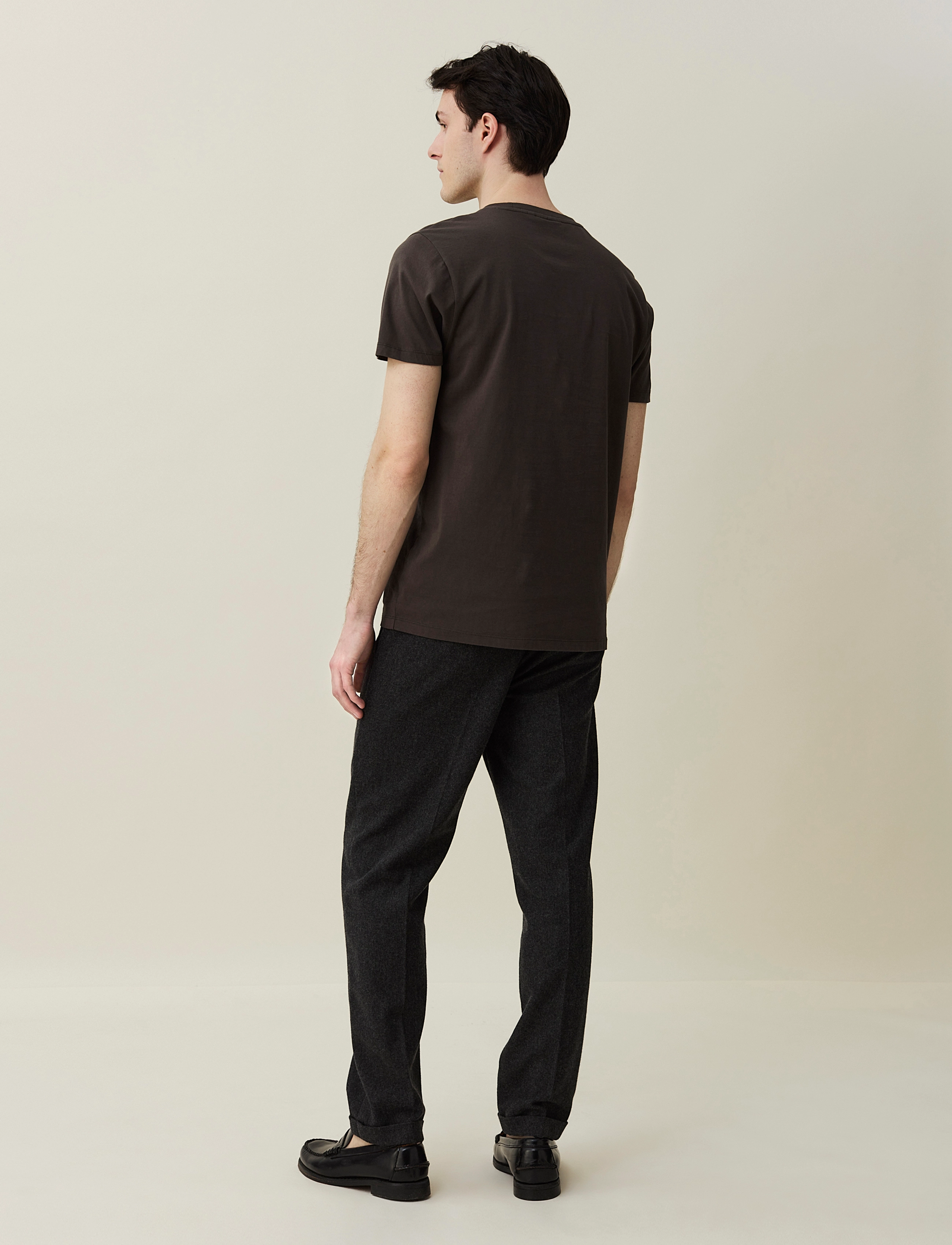 Lexington Clothing - Max Organic Cotton Printed Tee - dark gray - 3
