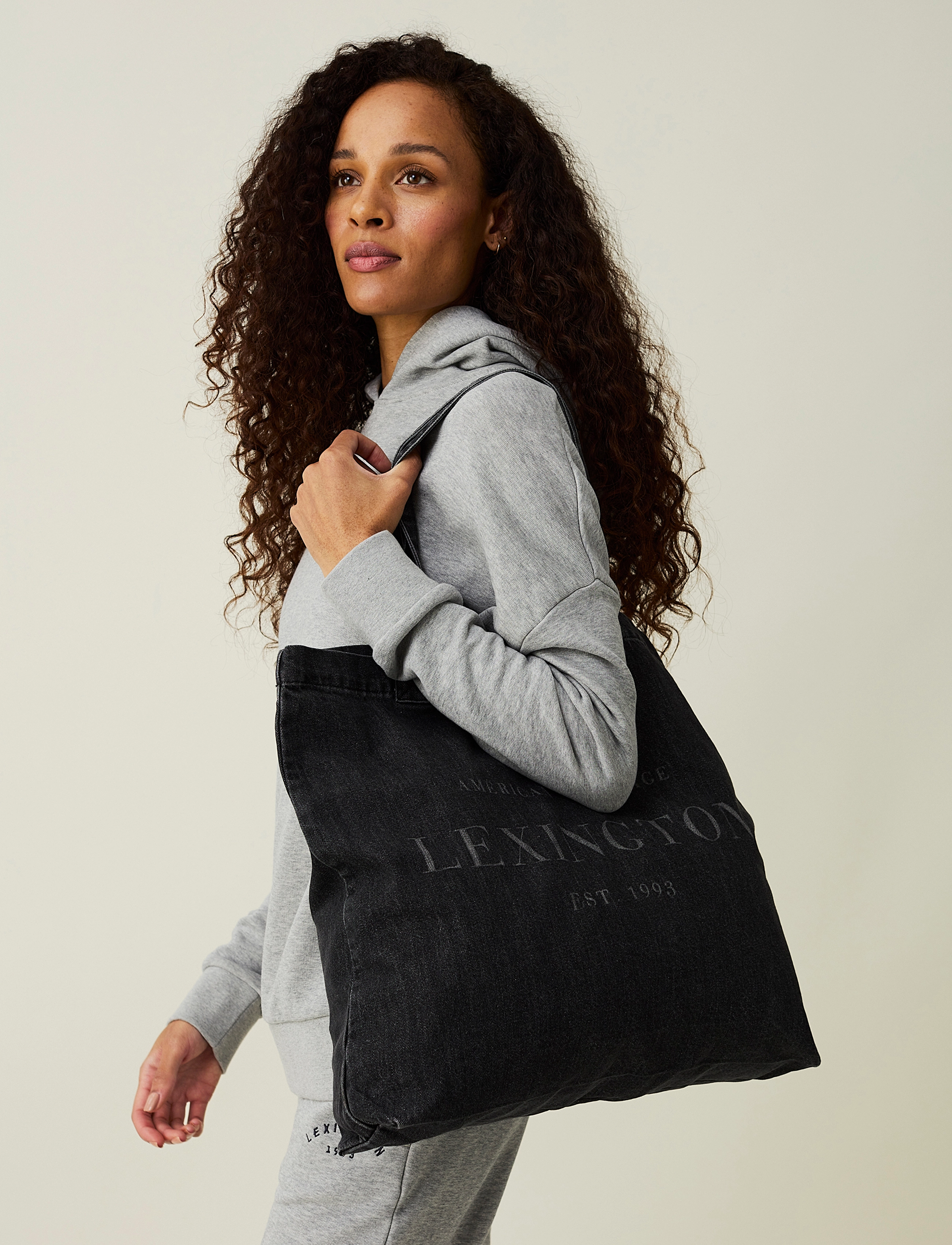 Lexington Clothing - Lenox Organic Cotton Denim Shopper - gray wash - 5