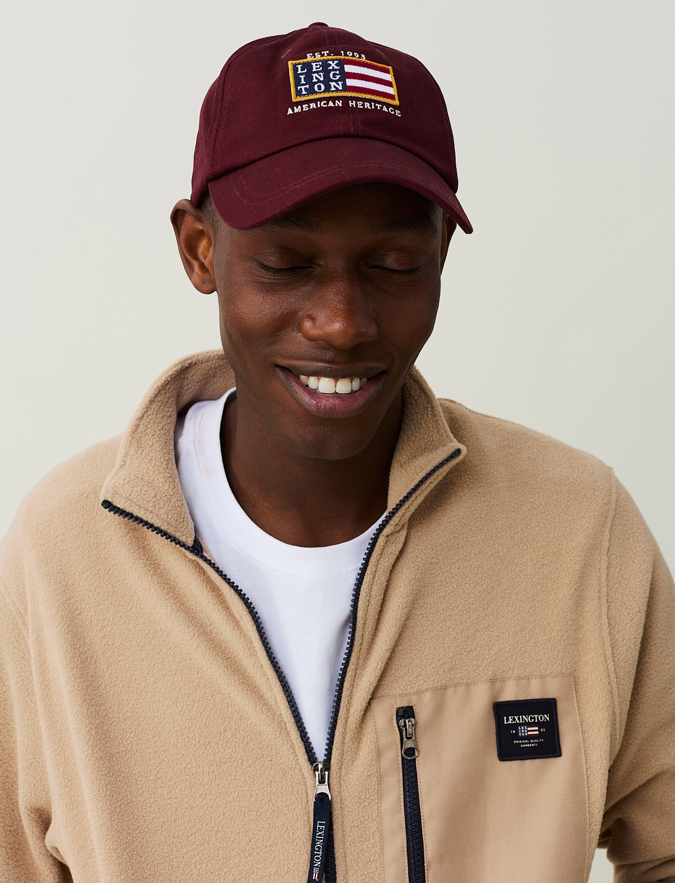 Lexington Clothing - Ruxton Cap - dark red - 2