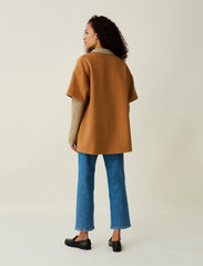 Lexington Clothing - River Wool Blend Zip Cape - ponchos & capes - beige - 5