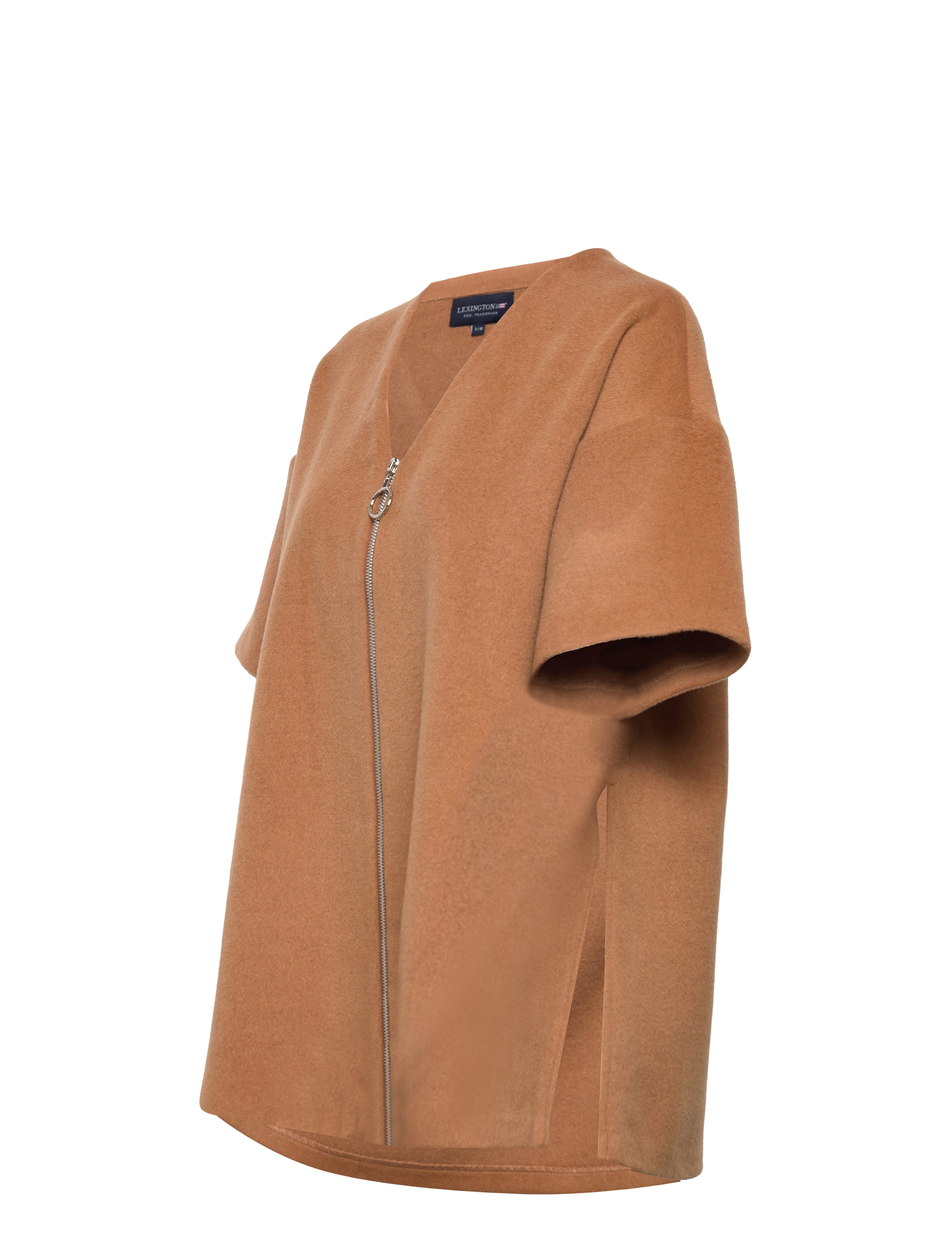 Lexington Clothing - River Wool Blend Zip Cape - ponchoer & kapper - beige - 4