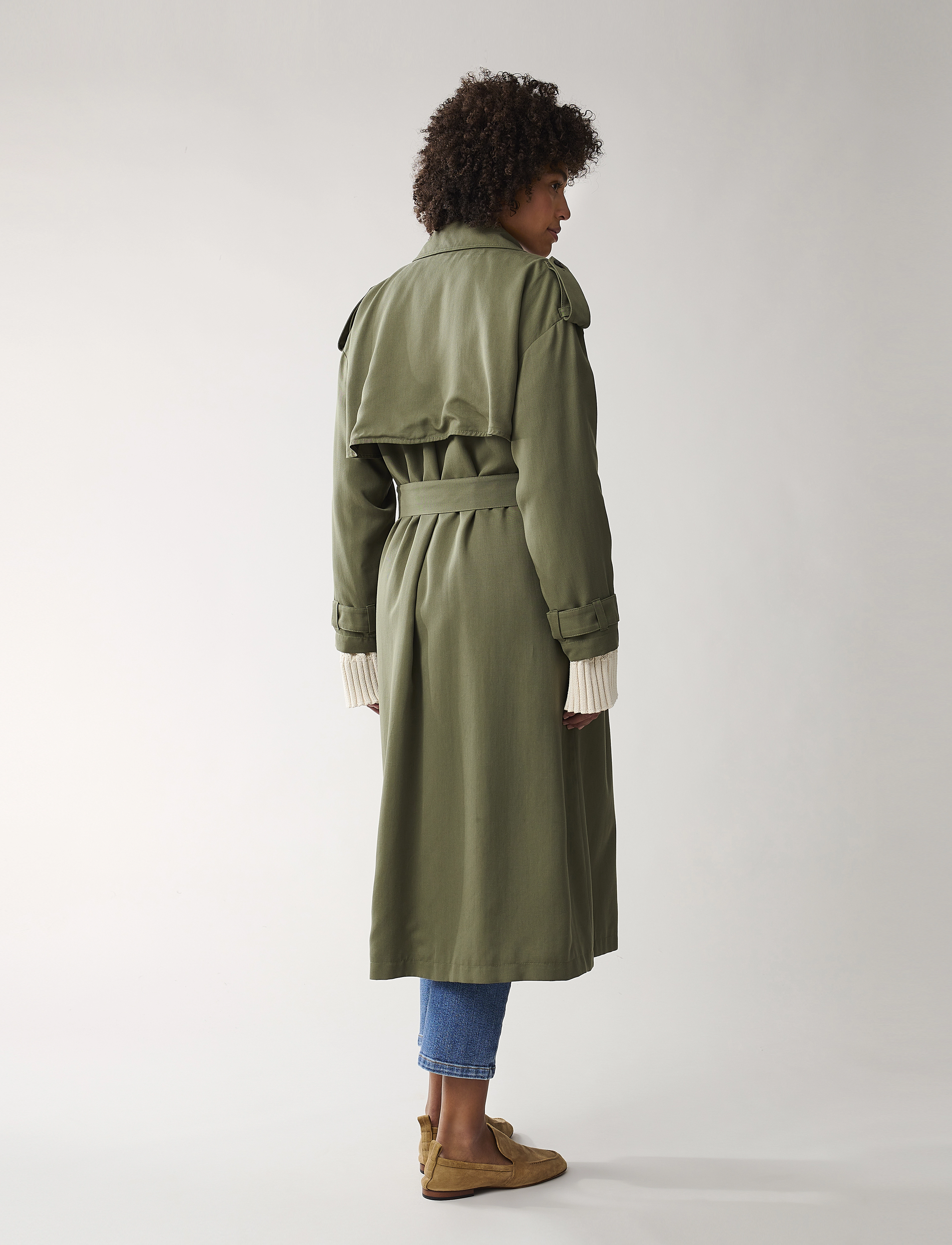 Lexington Clothing - Dawn Lyocell Oversized Coat - dark green - 3