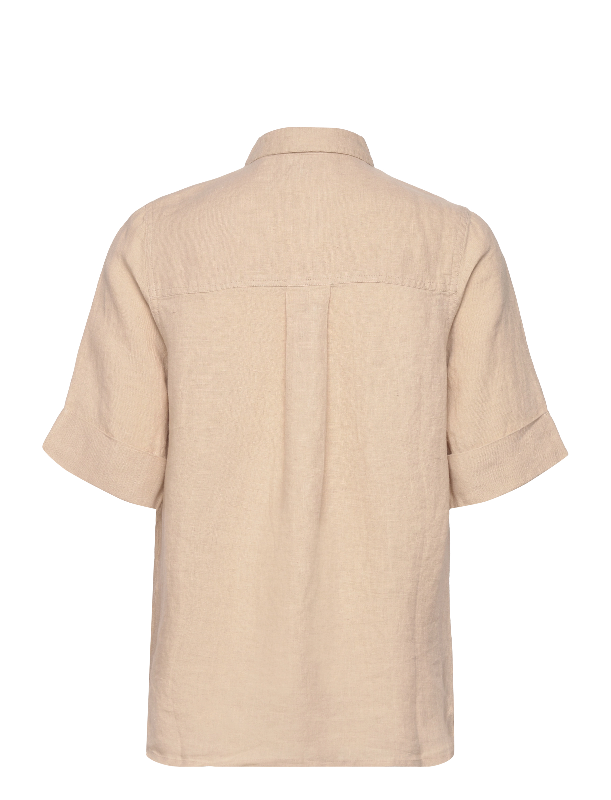 Lexington Clothing - Reign Linen Short Sleeve Shirt - leinenhemden - beige - 2