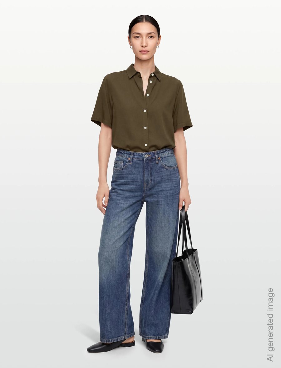 Lexington Clothing - Reign Viscose Crepe Short Sleeve Shirt - marškiniai trumpomis rankovėmis - brown - 0
